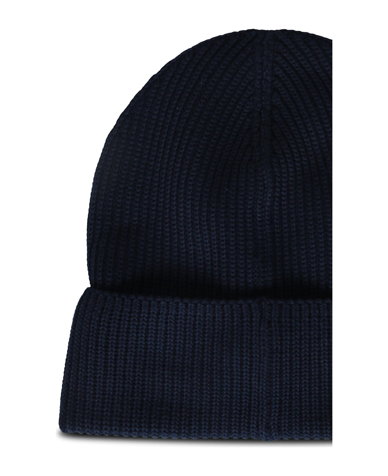 Moncler Logo Beanie - Blu