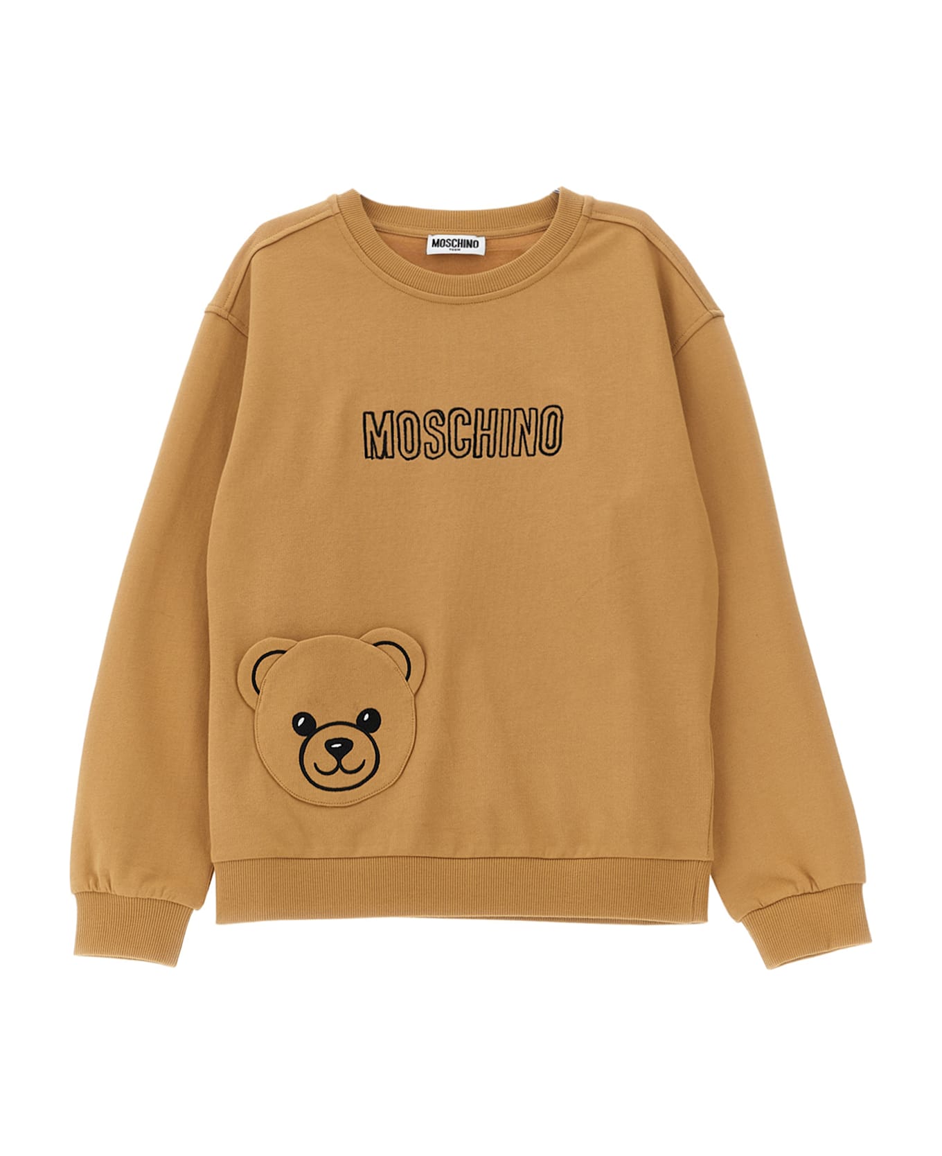 Moschino 
teddy Bear
 Pocket Sweatshirt - Beige