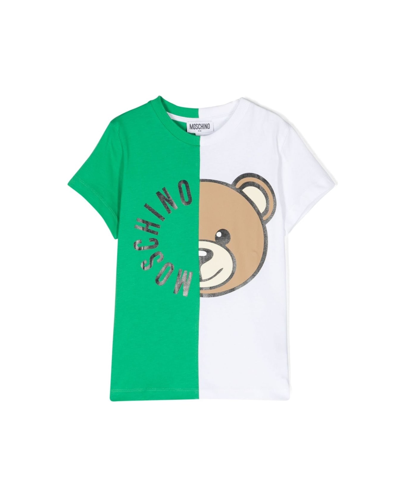 Moschino T-shirt Con Stampa - Green
