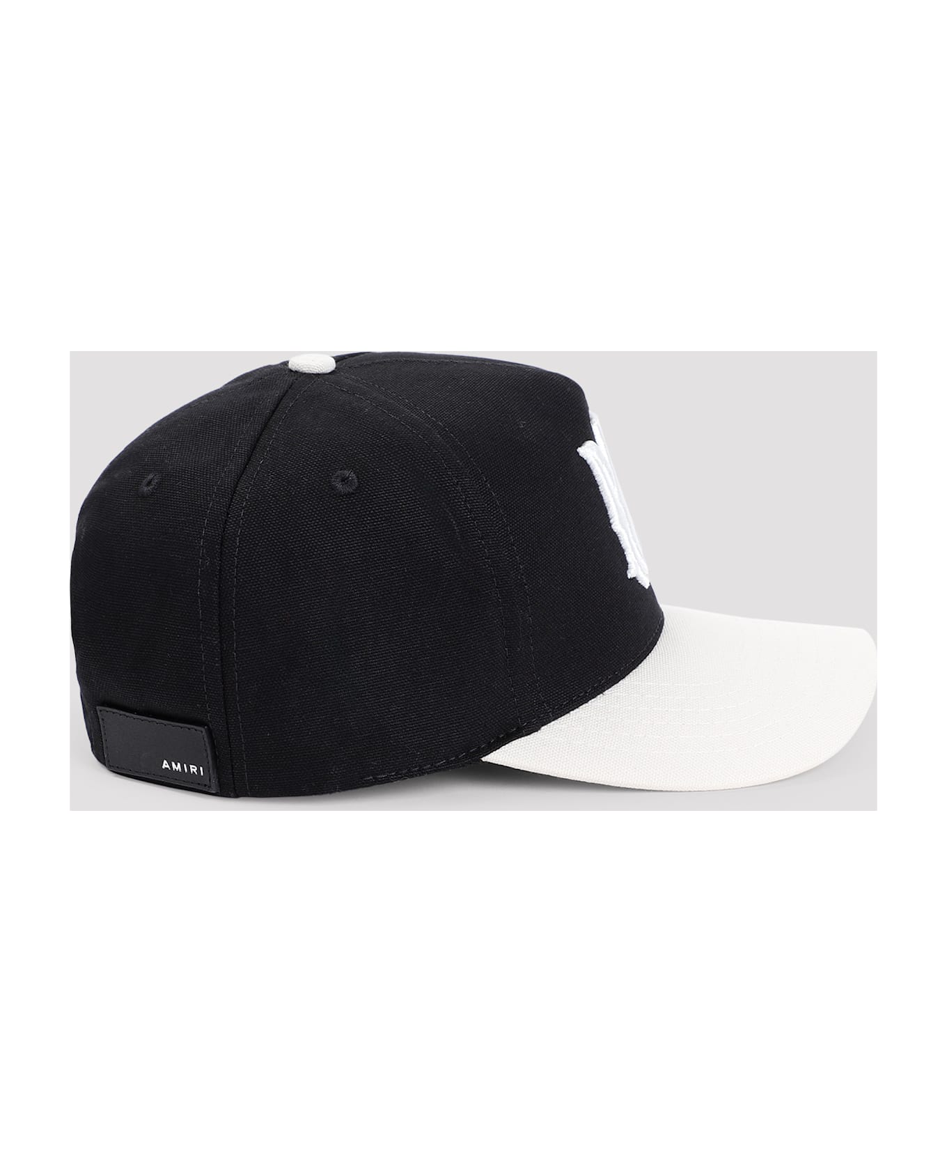 AMIRI Ma Two-tone Canvas Hat - Black Alabaster