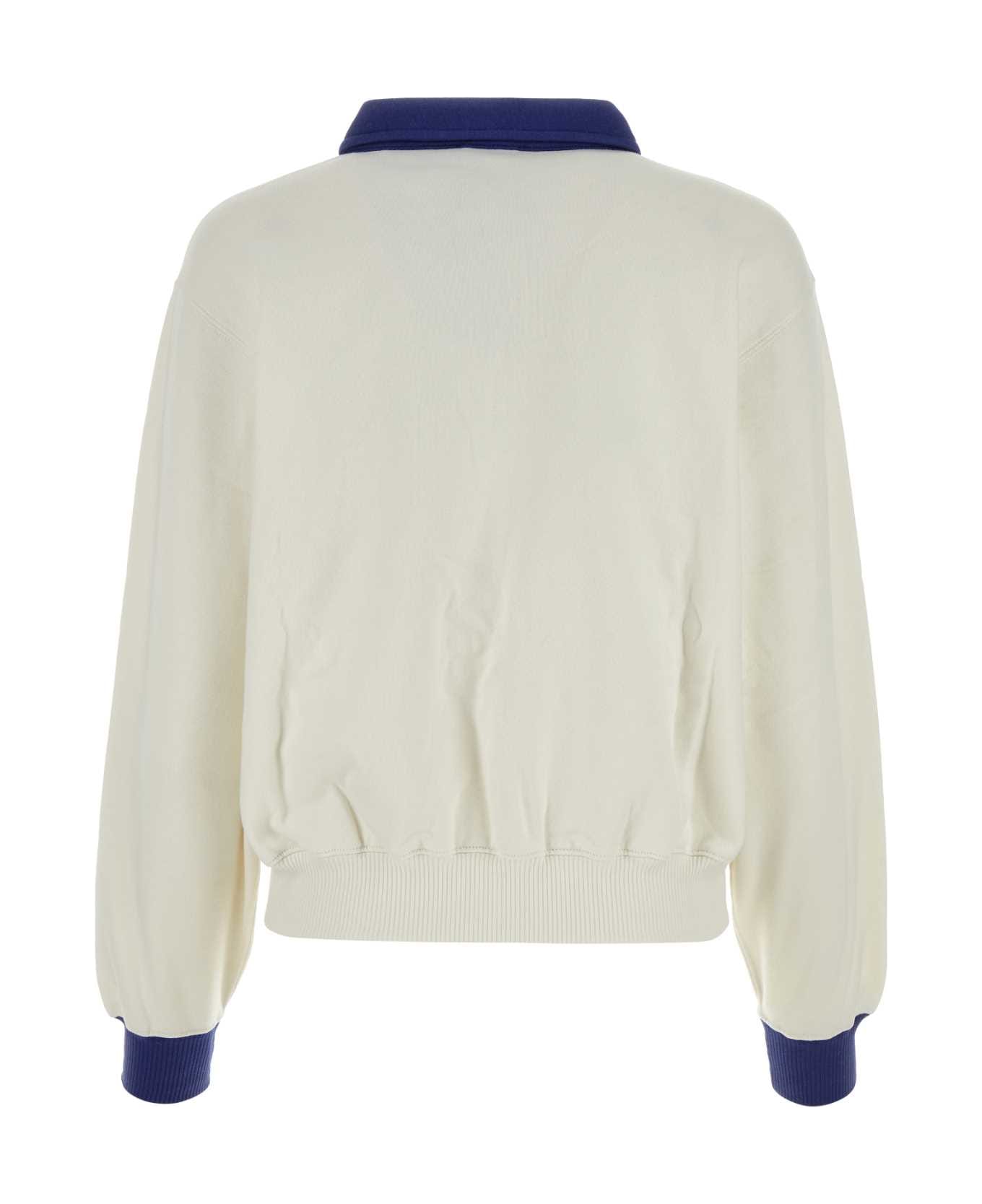 Polo Ralph Lauren White Cotton Blend Polo Shirt - DECKWASHWHITE