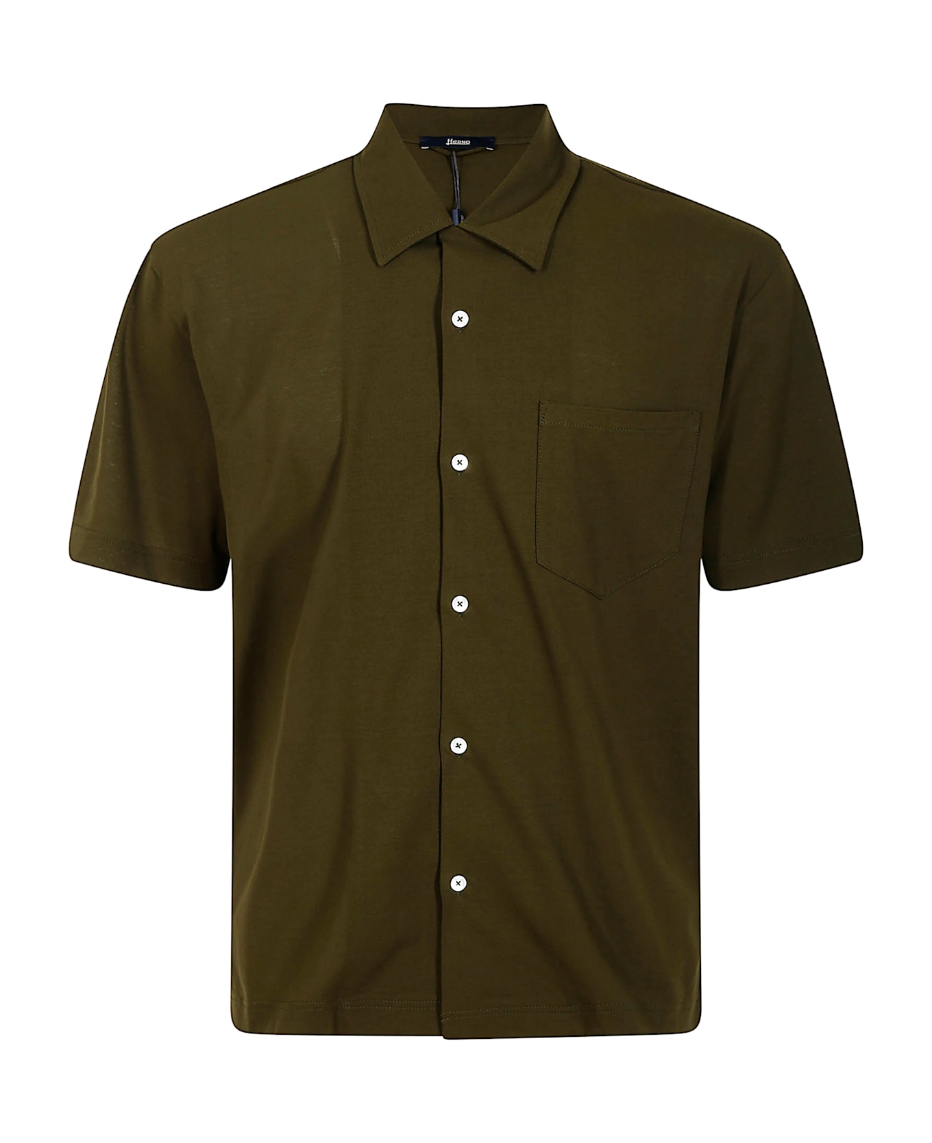 Herno Shirt Ss - Military