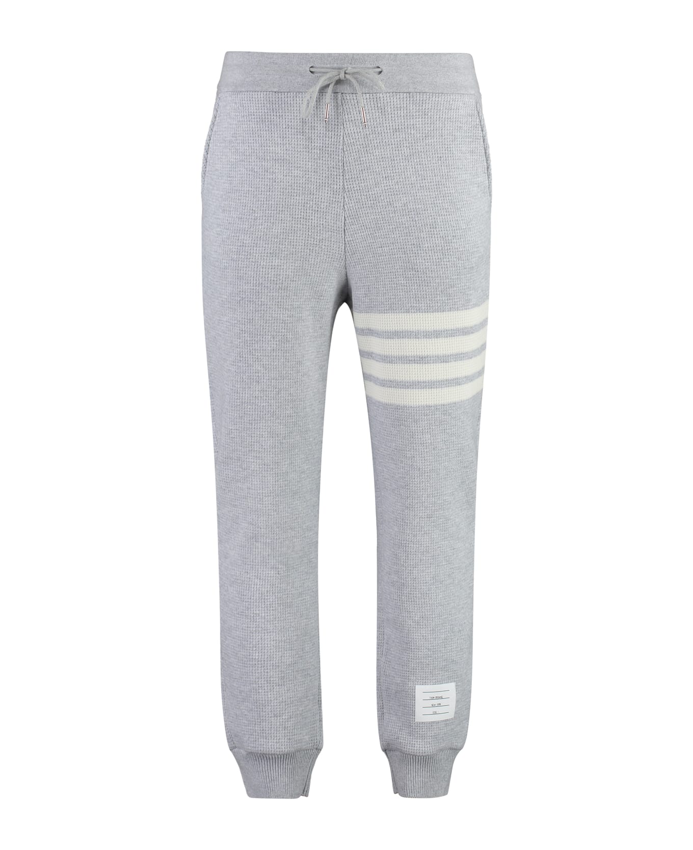 Thom Browne Knitted Track-pants - grey