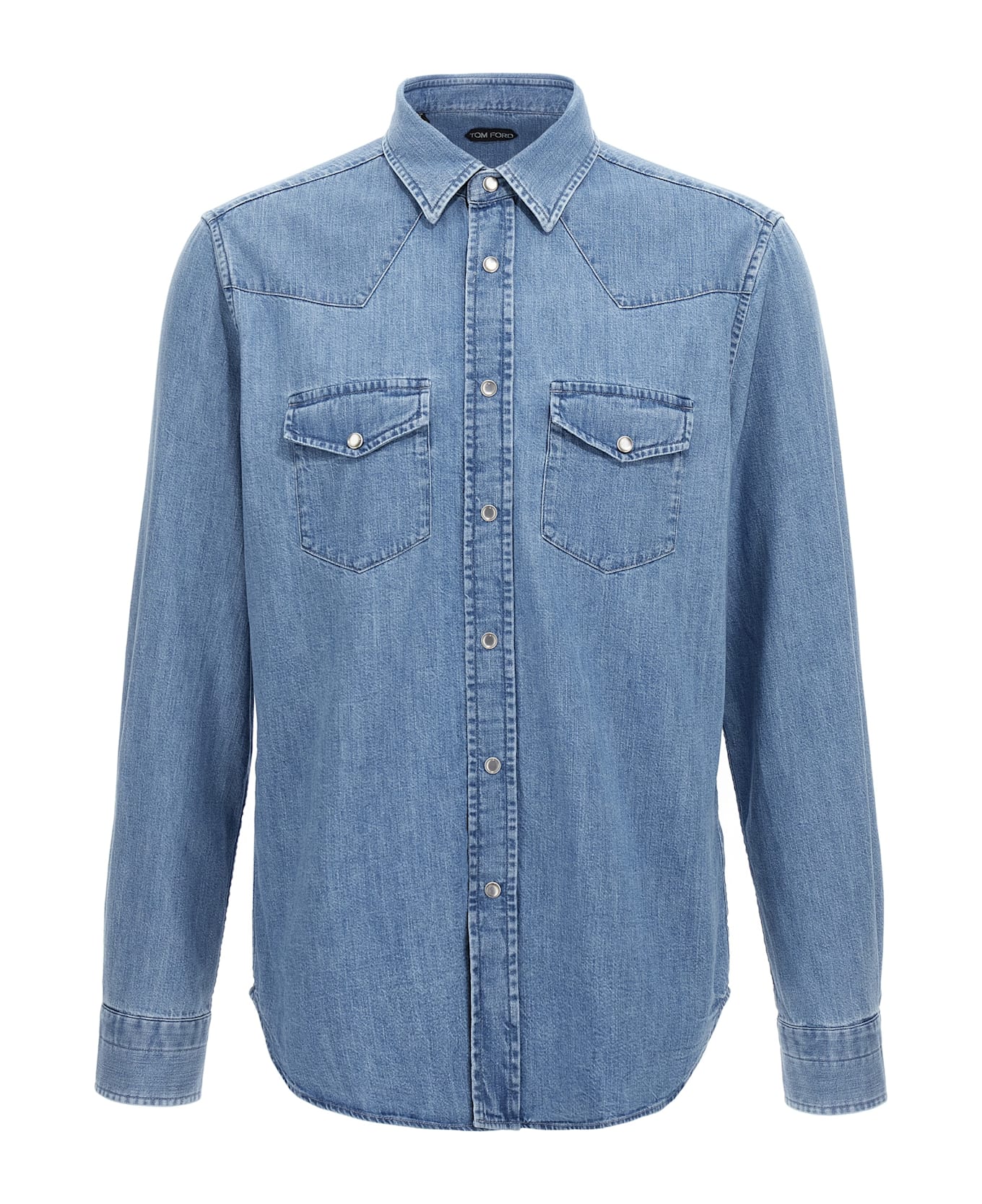 Tom Ford Denim Shirt - WASHEDBLUE
