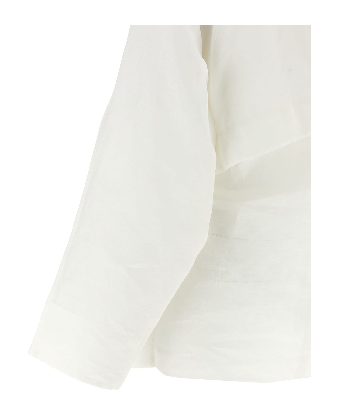 Issey Miyake 
hempen
 Jacket - White