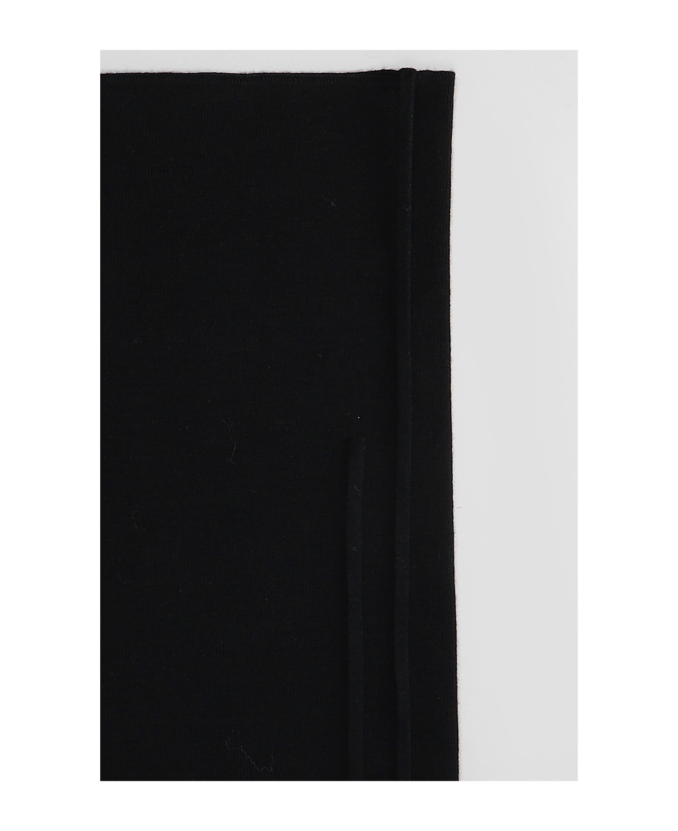 Lemaire Scarve In Black Wool - black