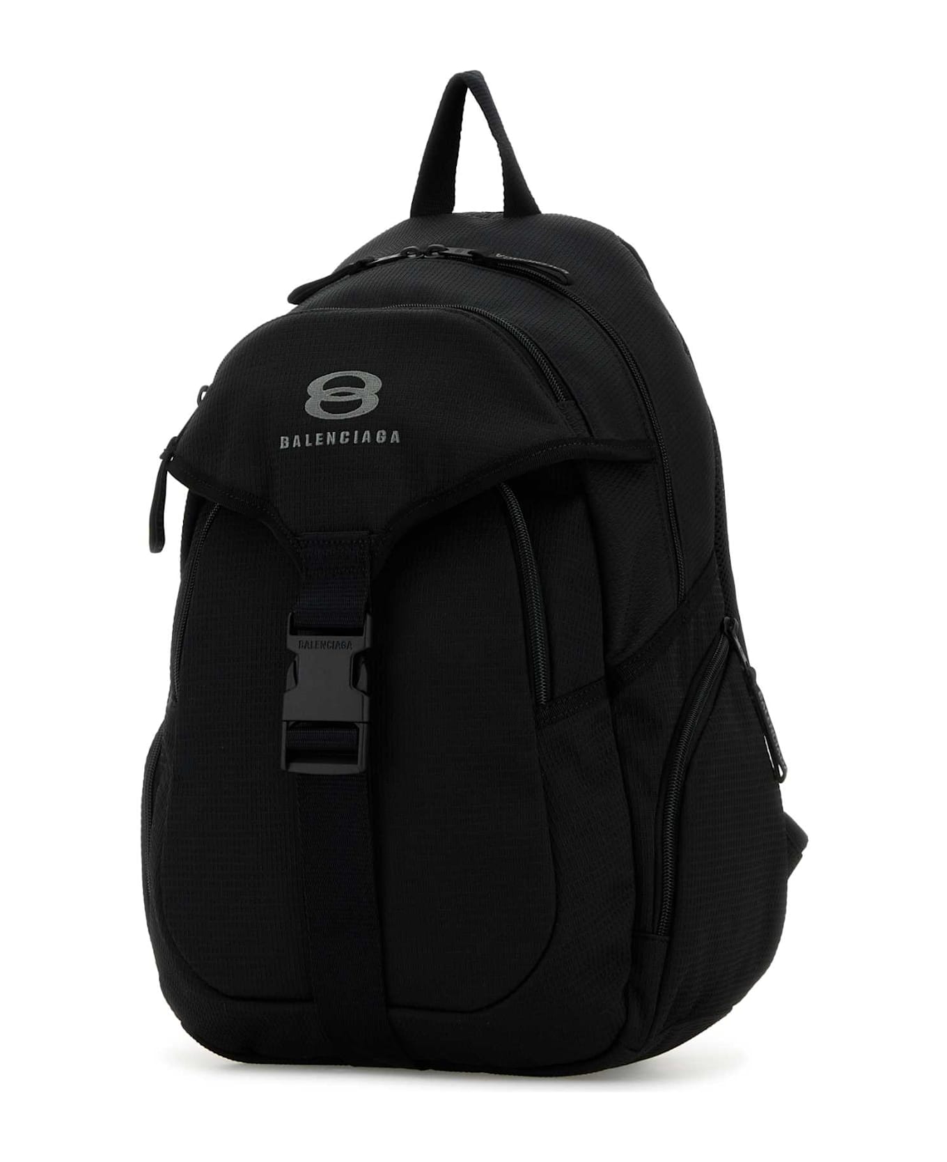 Balenciaga Black Fabric Unity Backpack - Black