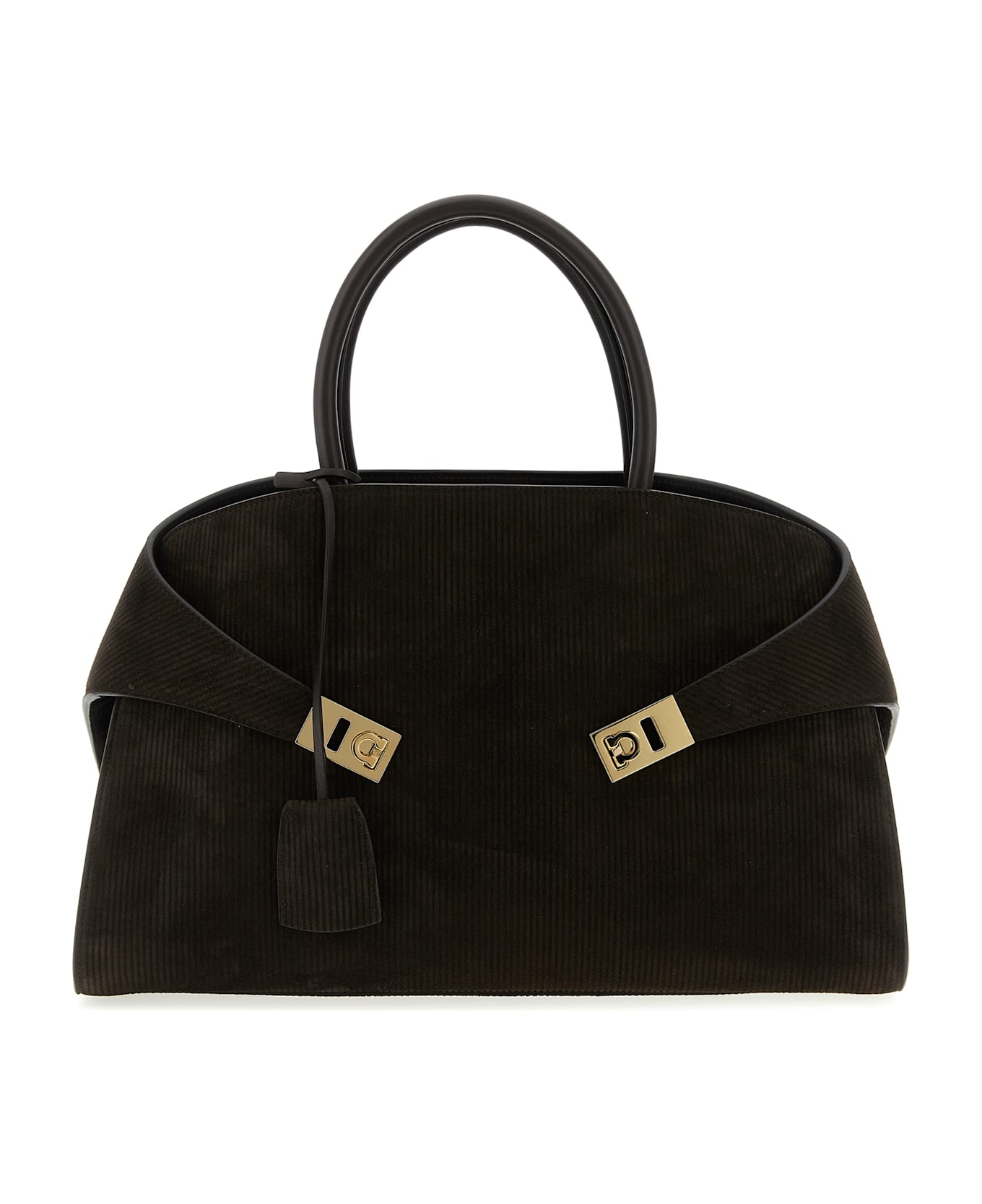 Ferragamo 
hug (l)
 Handbag - Brown