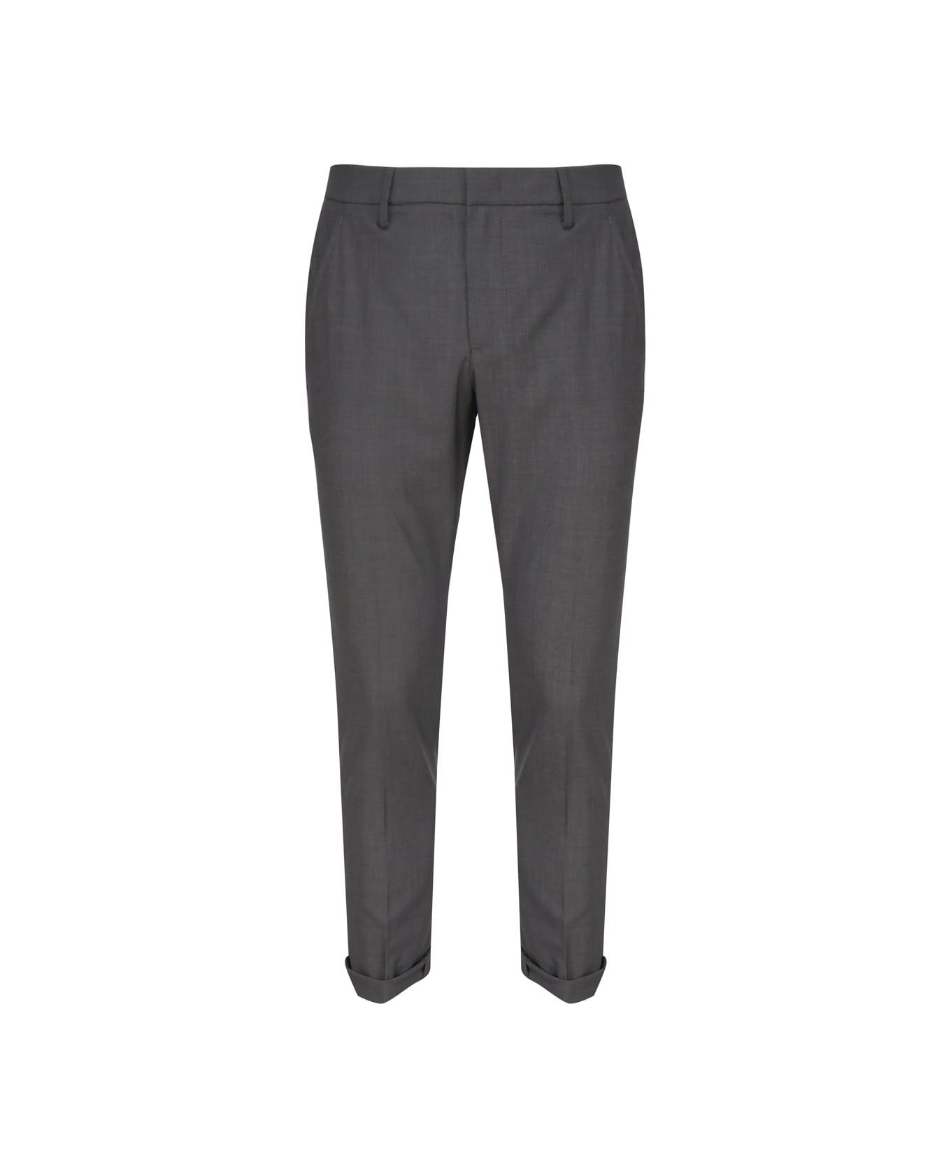 Dondup Virgin Wool Trousers - Grey