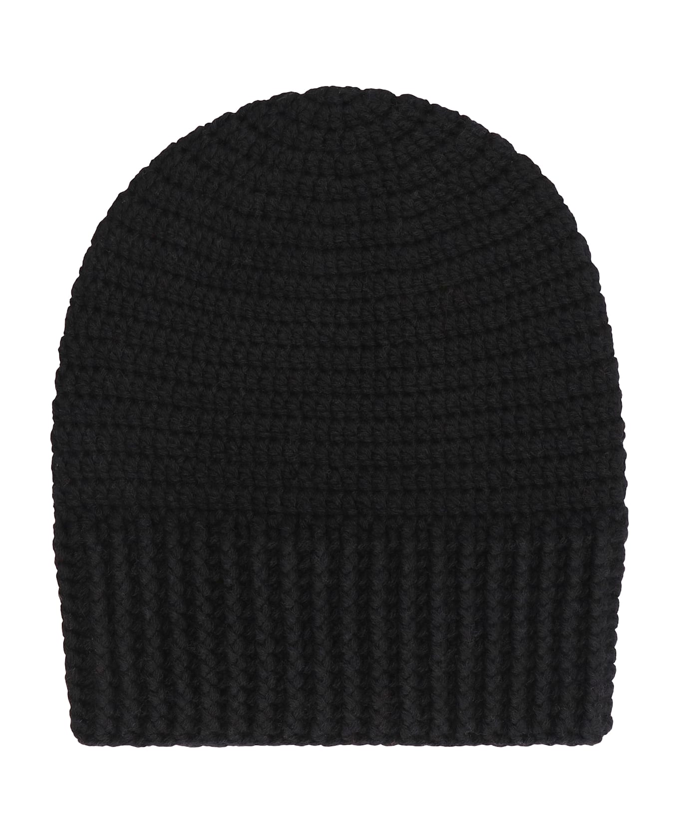 Malo Knitted Beanie - black