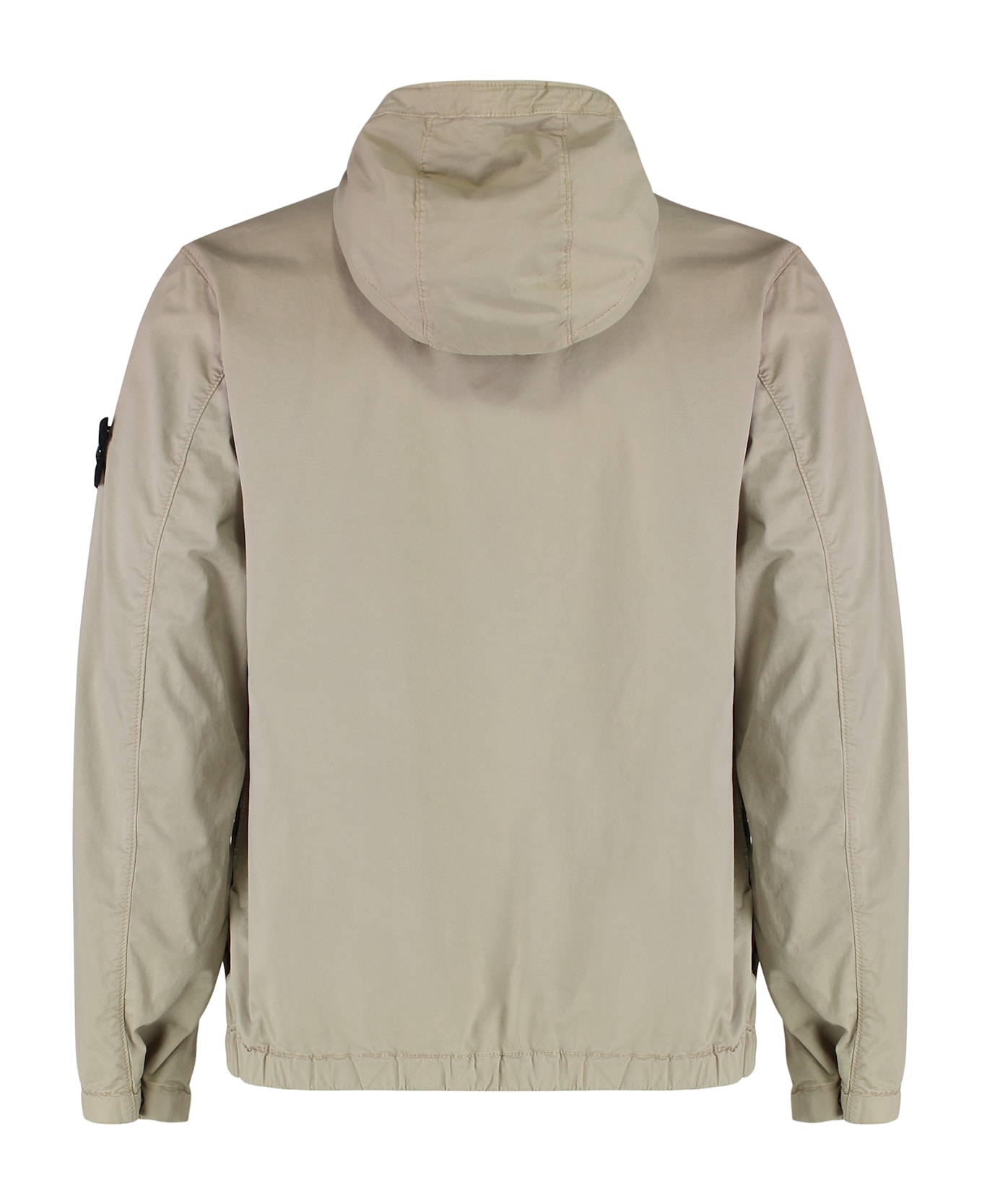 Stone Island Hooded Cotton Jacket - Sand