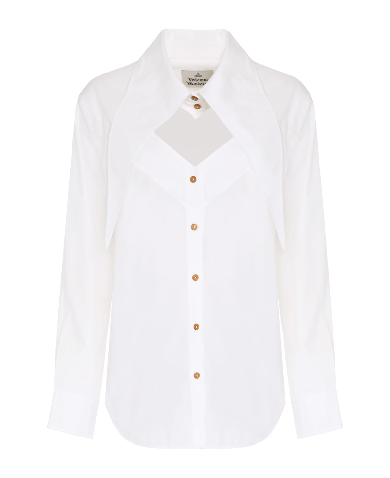 Vivienne Westwood Heart Cotton Shirt - White