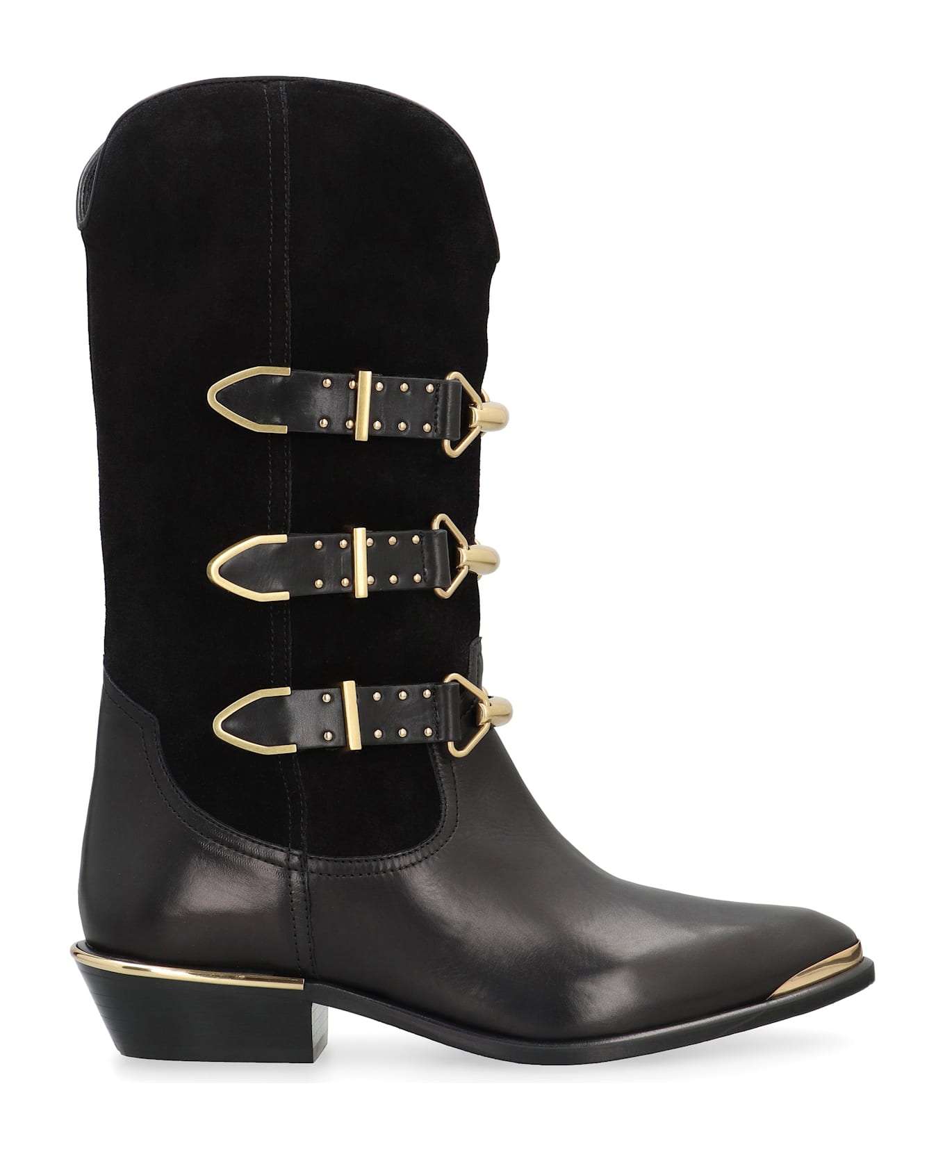 Isabel Marant Mexia Leather Boots - black