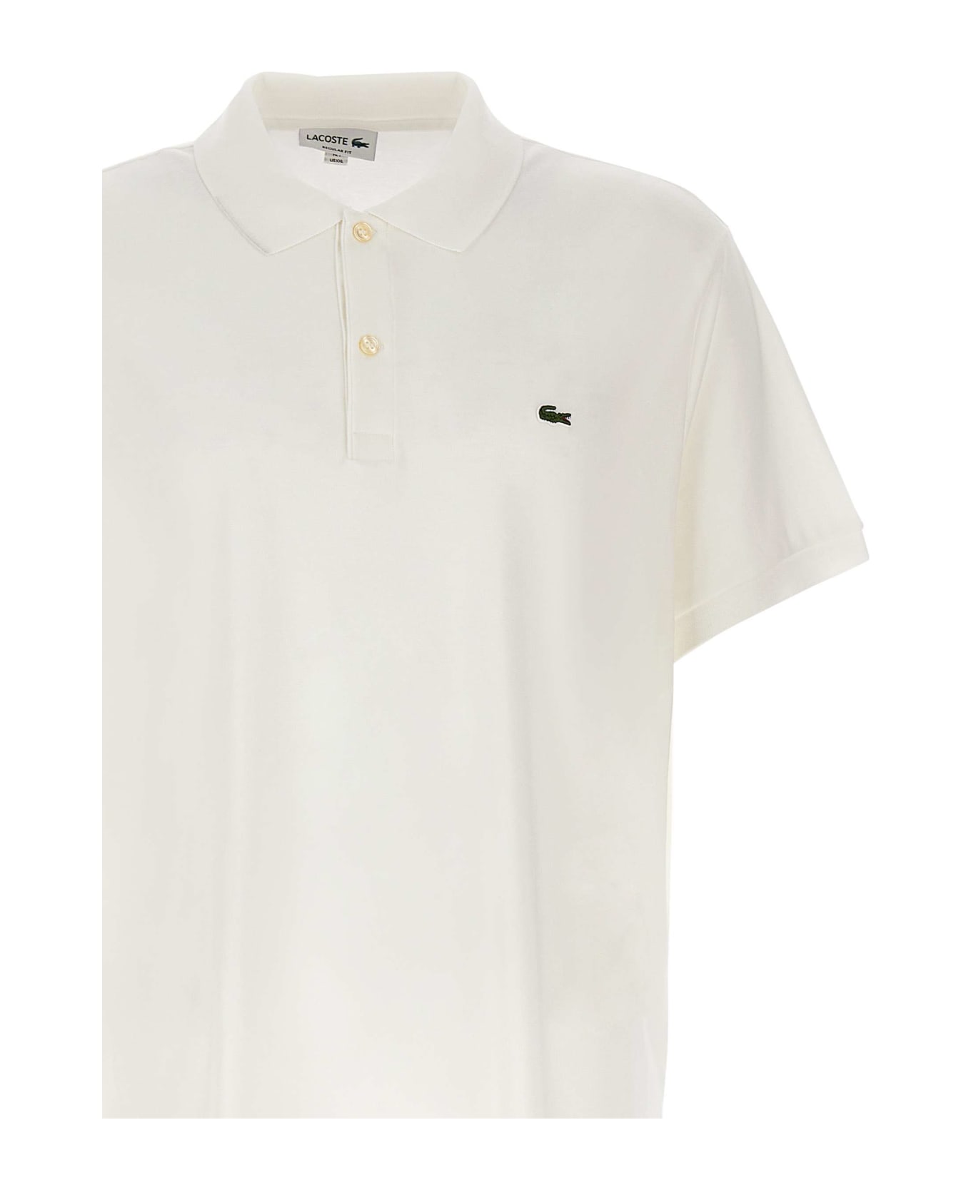 Lacoste Cotton Polo Shirt Lacoste - WHITE