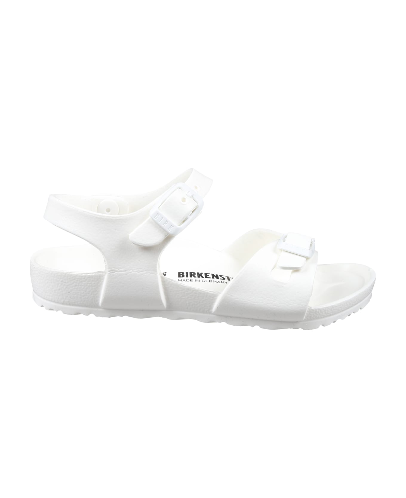 Birkenstock White Sandals Rio Eva For Girl - White
