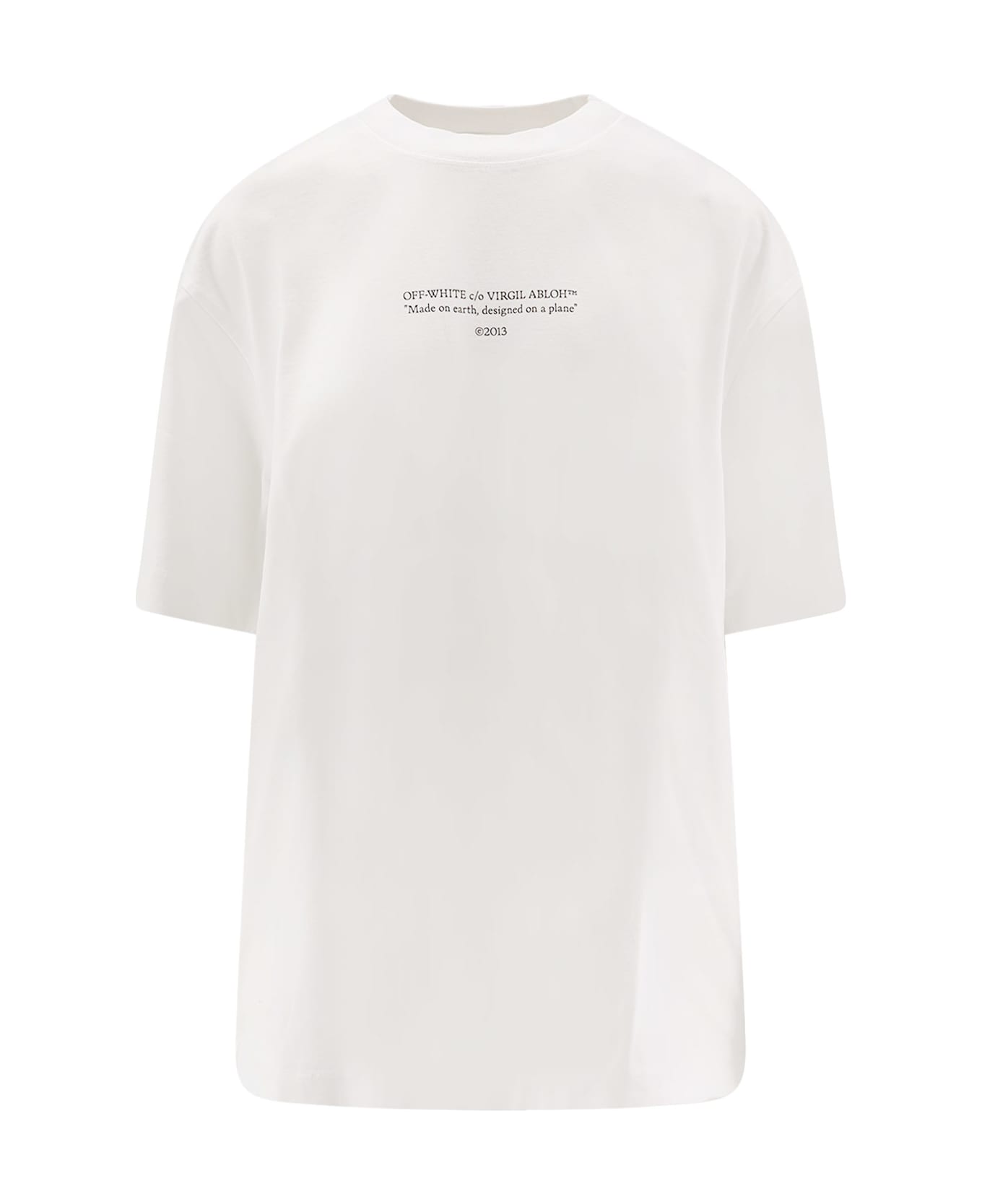 Off-White Cotton T-shirt - White