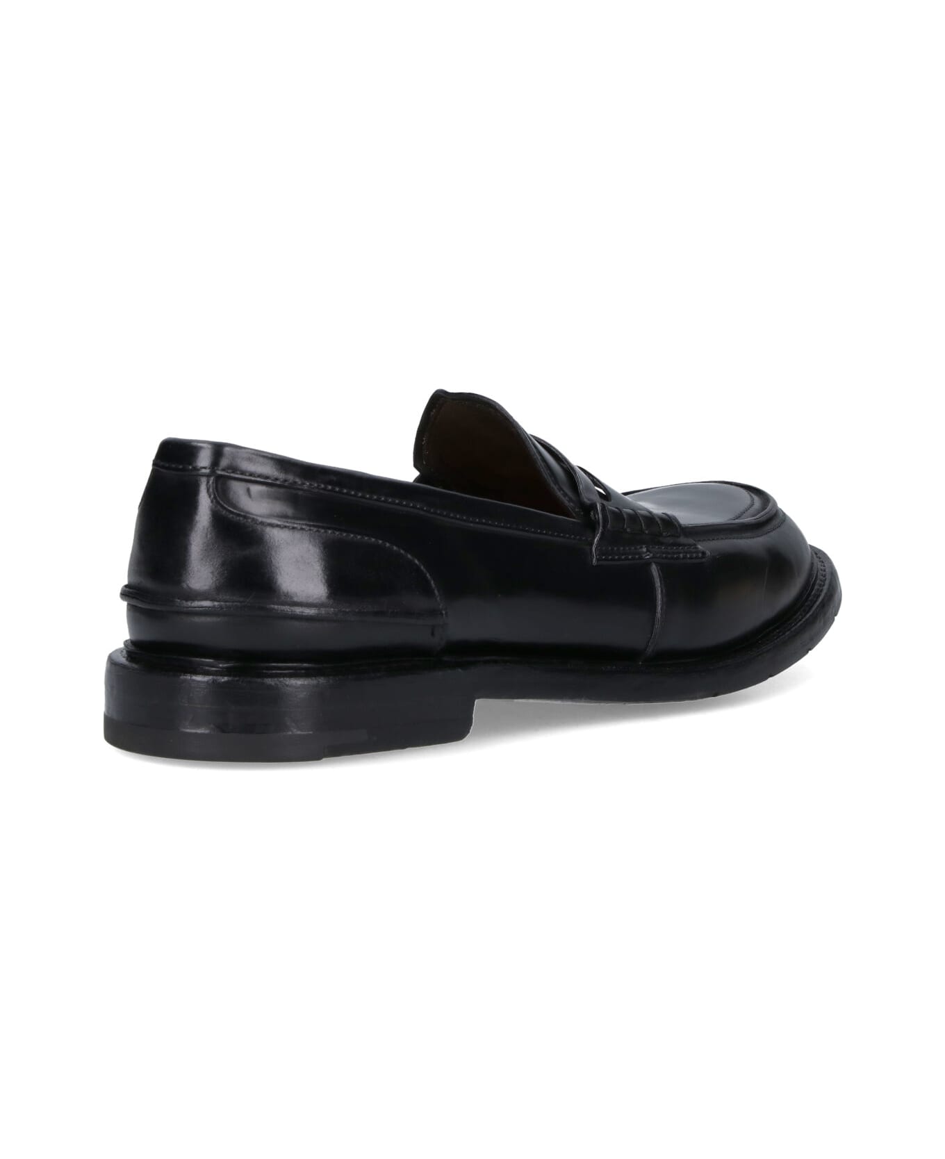 Premiata Calf Leather Loafers - Black  