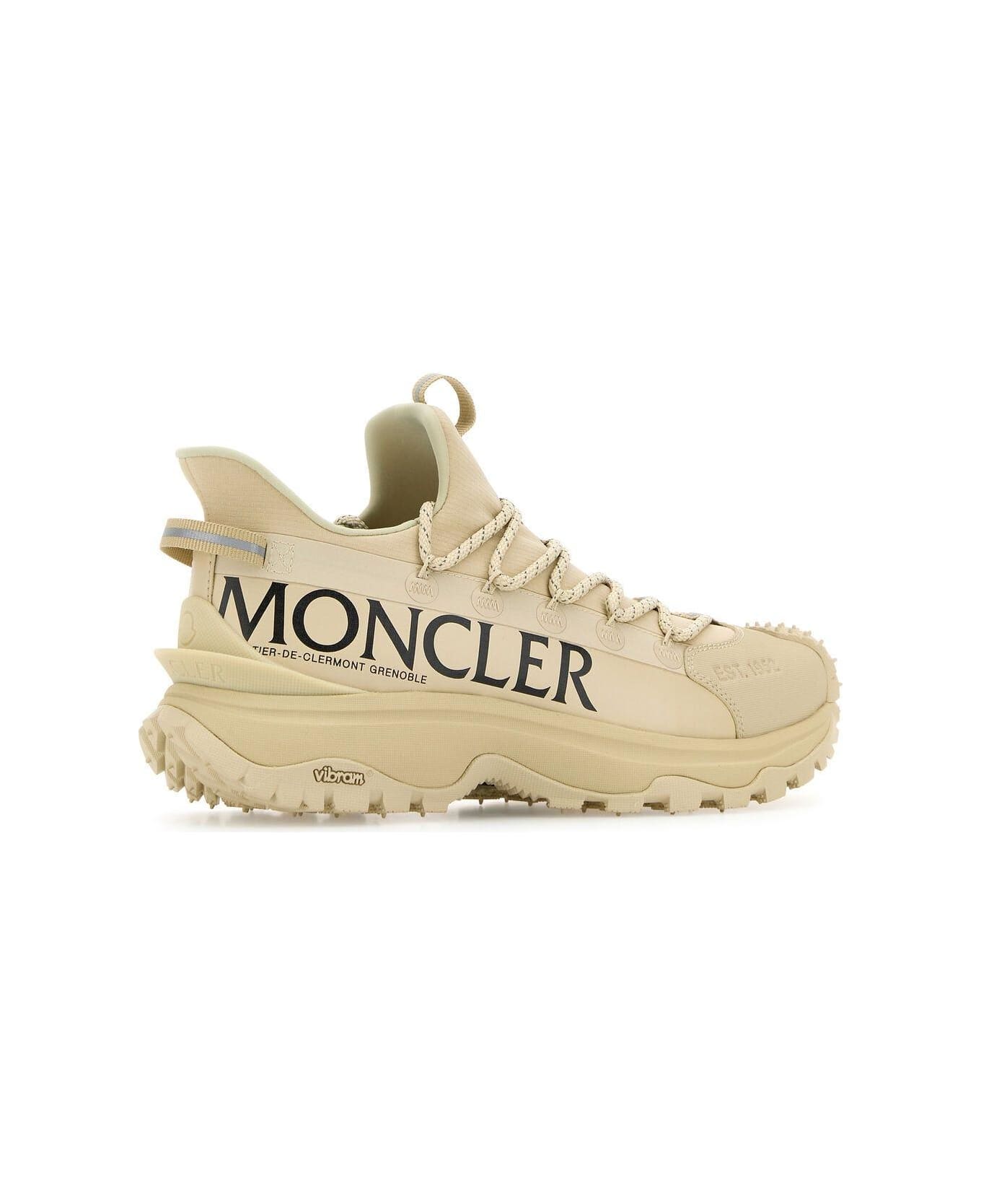 Moncler Beige Fabric And Rubber Trailgrip Lite2 Sneakers - 200