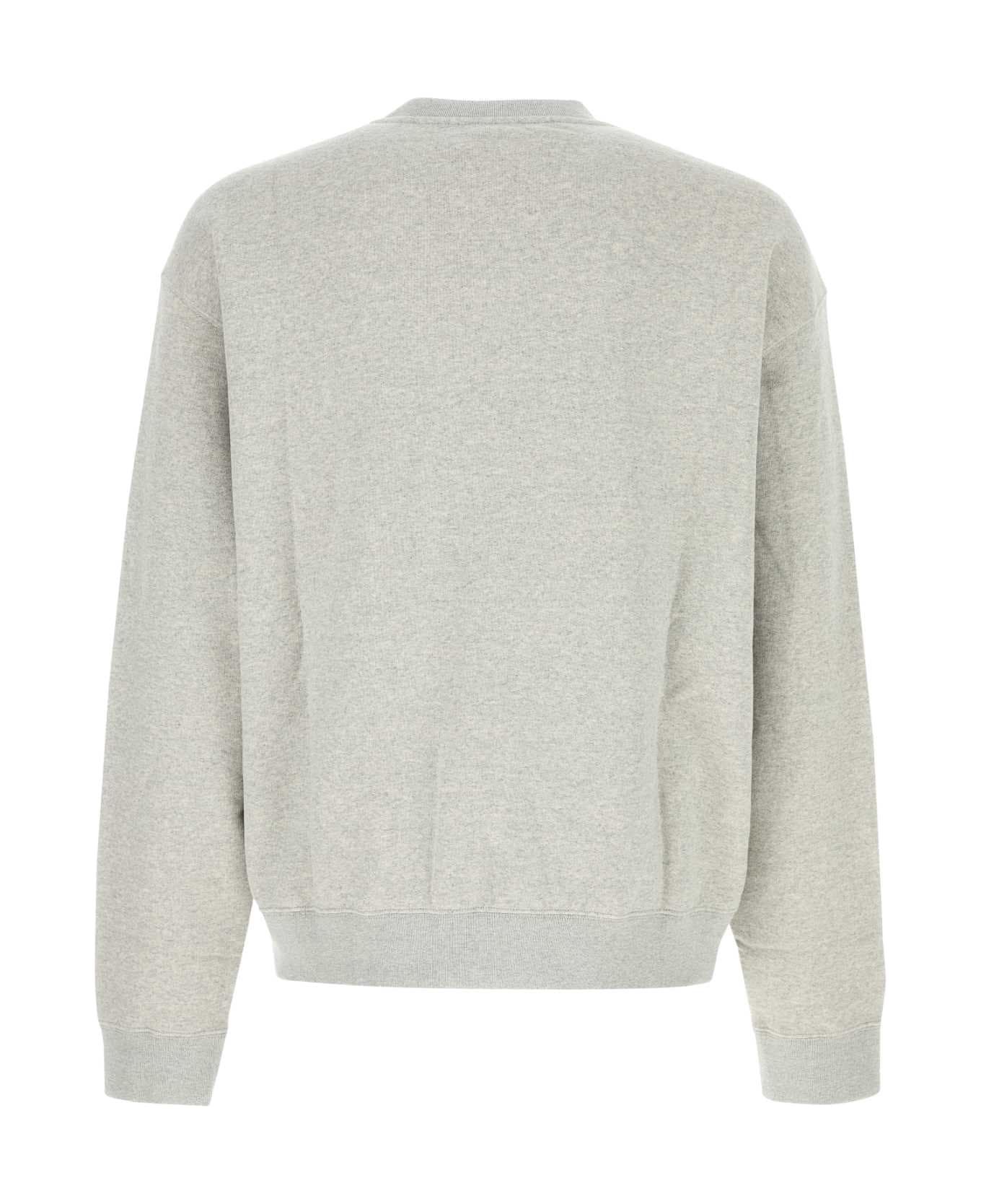 Jil Sander Grey Cotton Sweatshirt - POWDER GREEN フリース