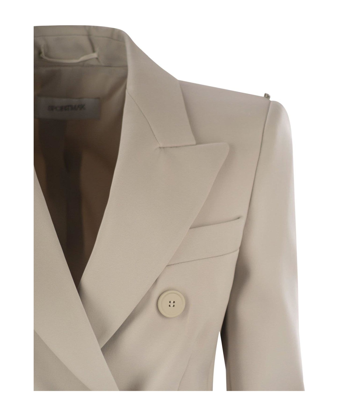 SportMax Frizzo Double-breasted Blazer - Beige