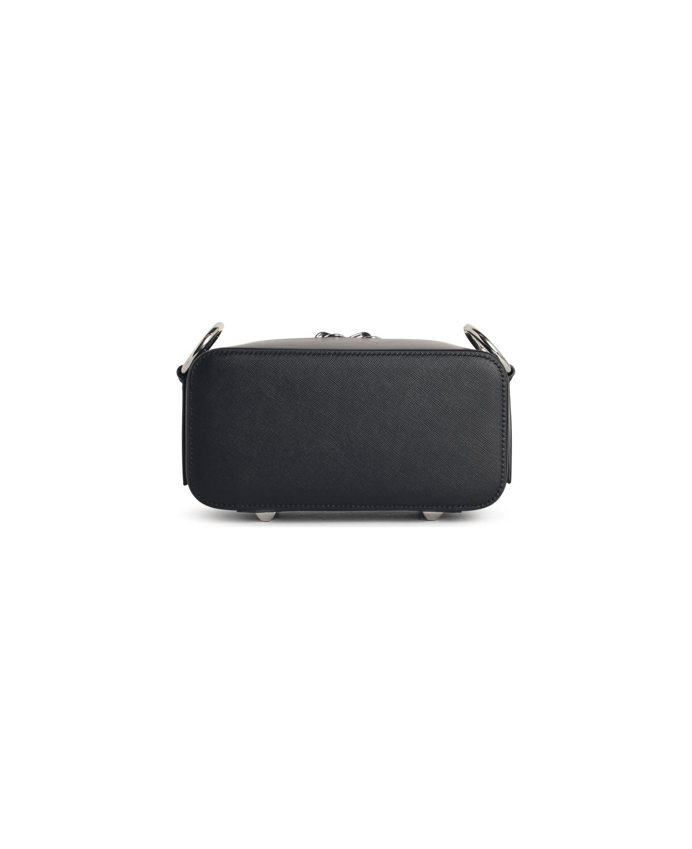 Maison Margiela 
doll
 Black Leather Crossbody Bag - BLACK
