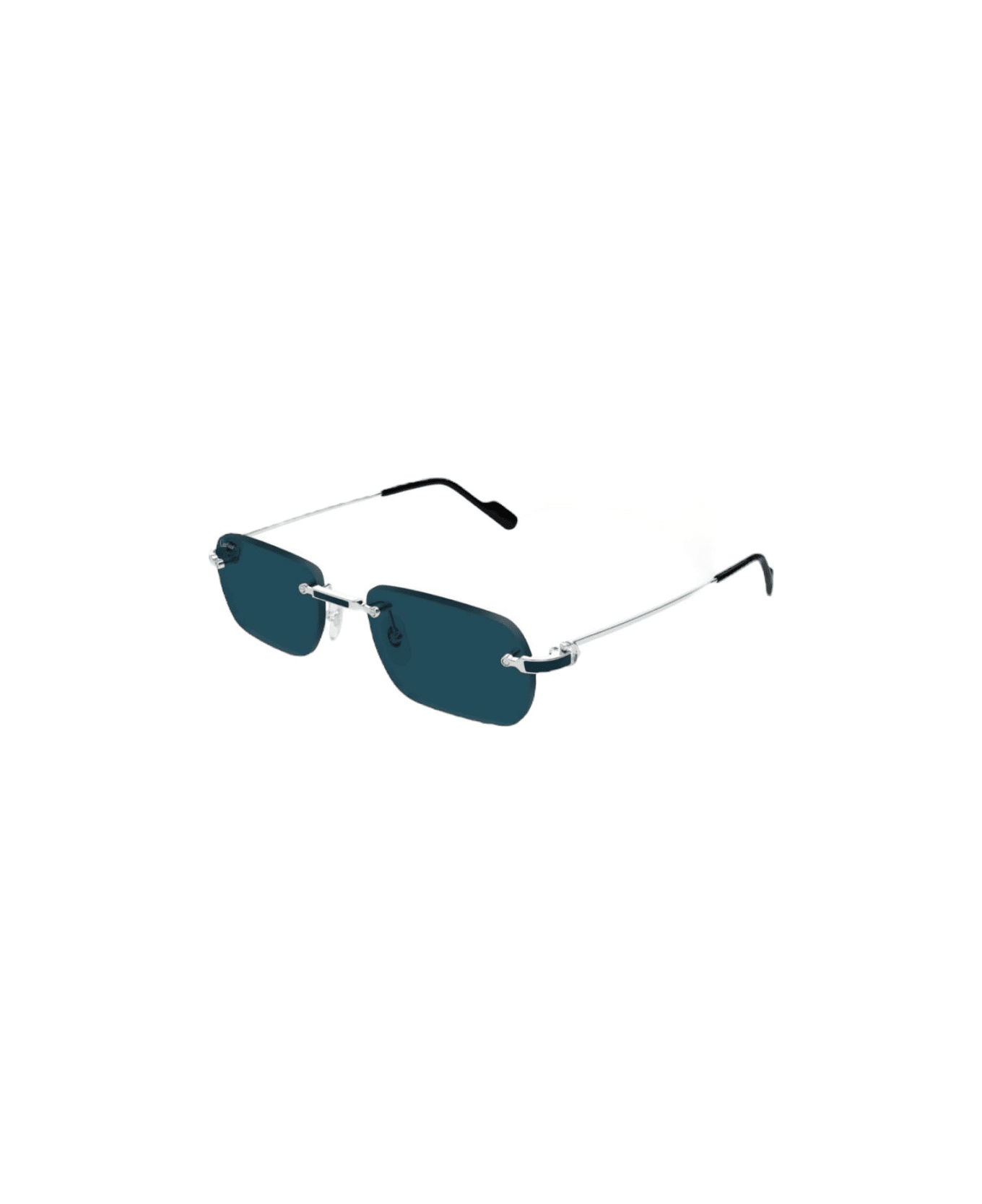 Cartier Eyewear Ct 0498 - Silver Sunglasses