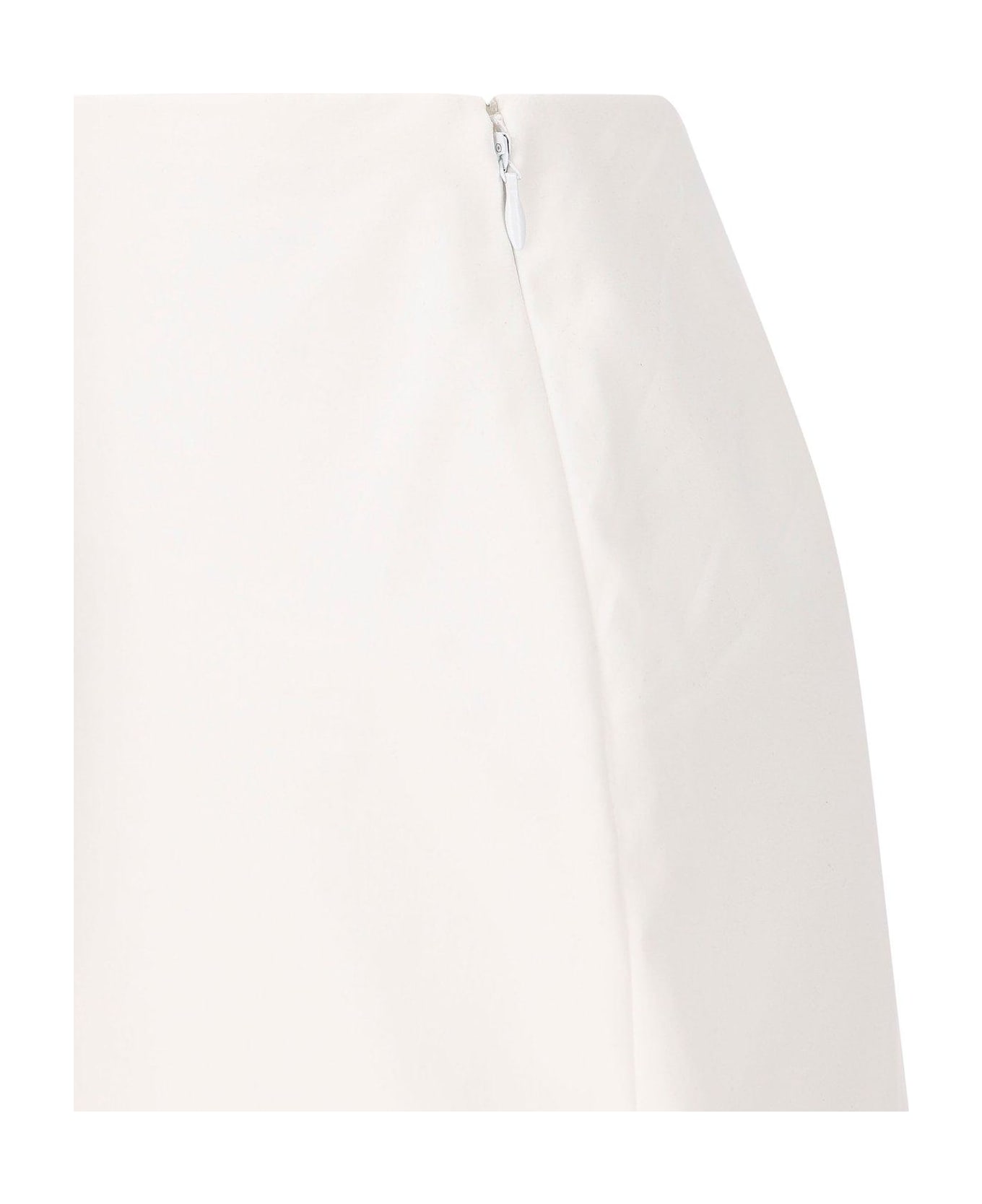 Valentino High Waist Mini Skirt - White