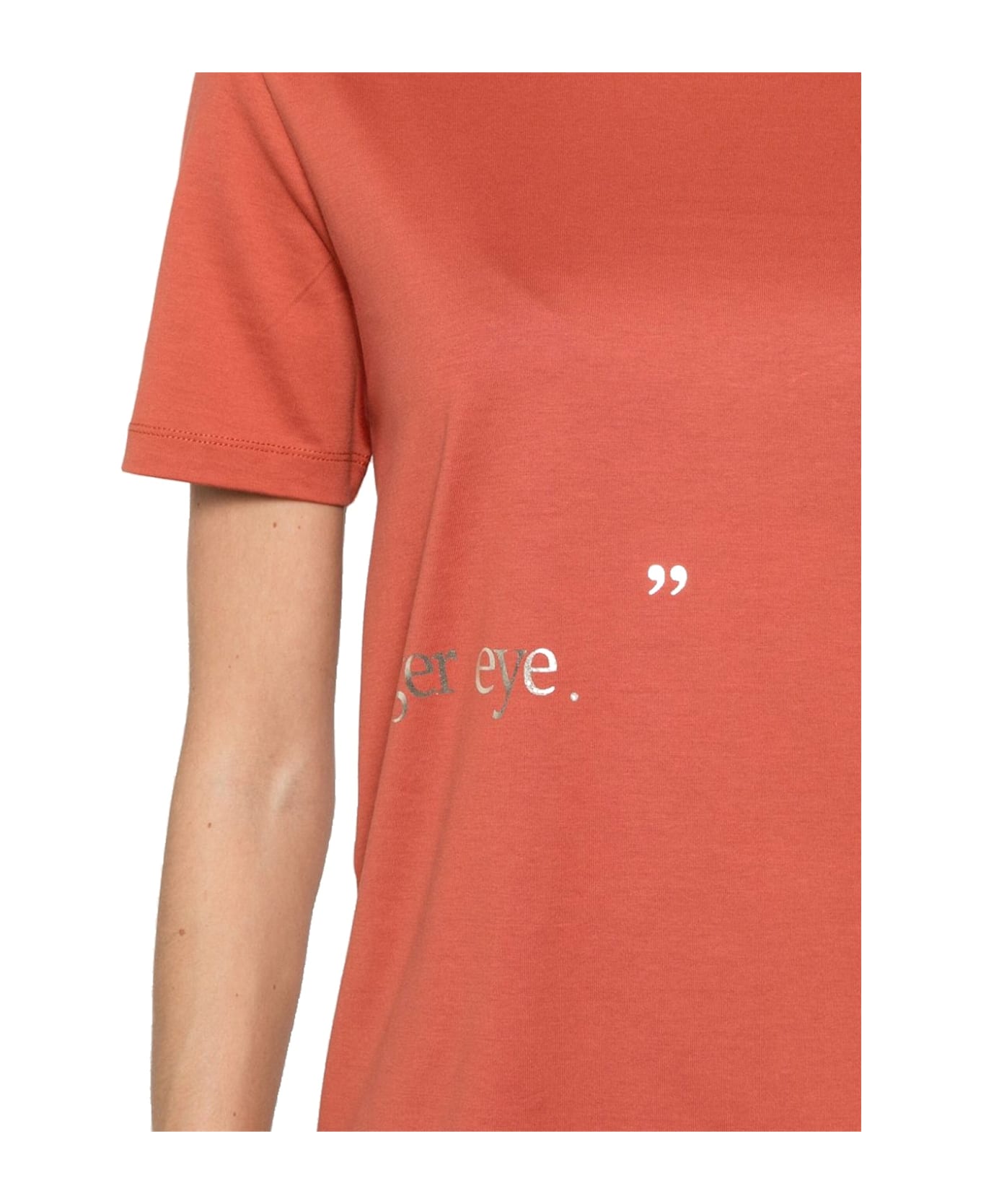 
S Max Mara 
s Orlanda Cotton T-shirt - Orange