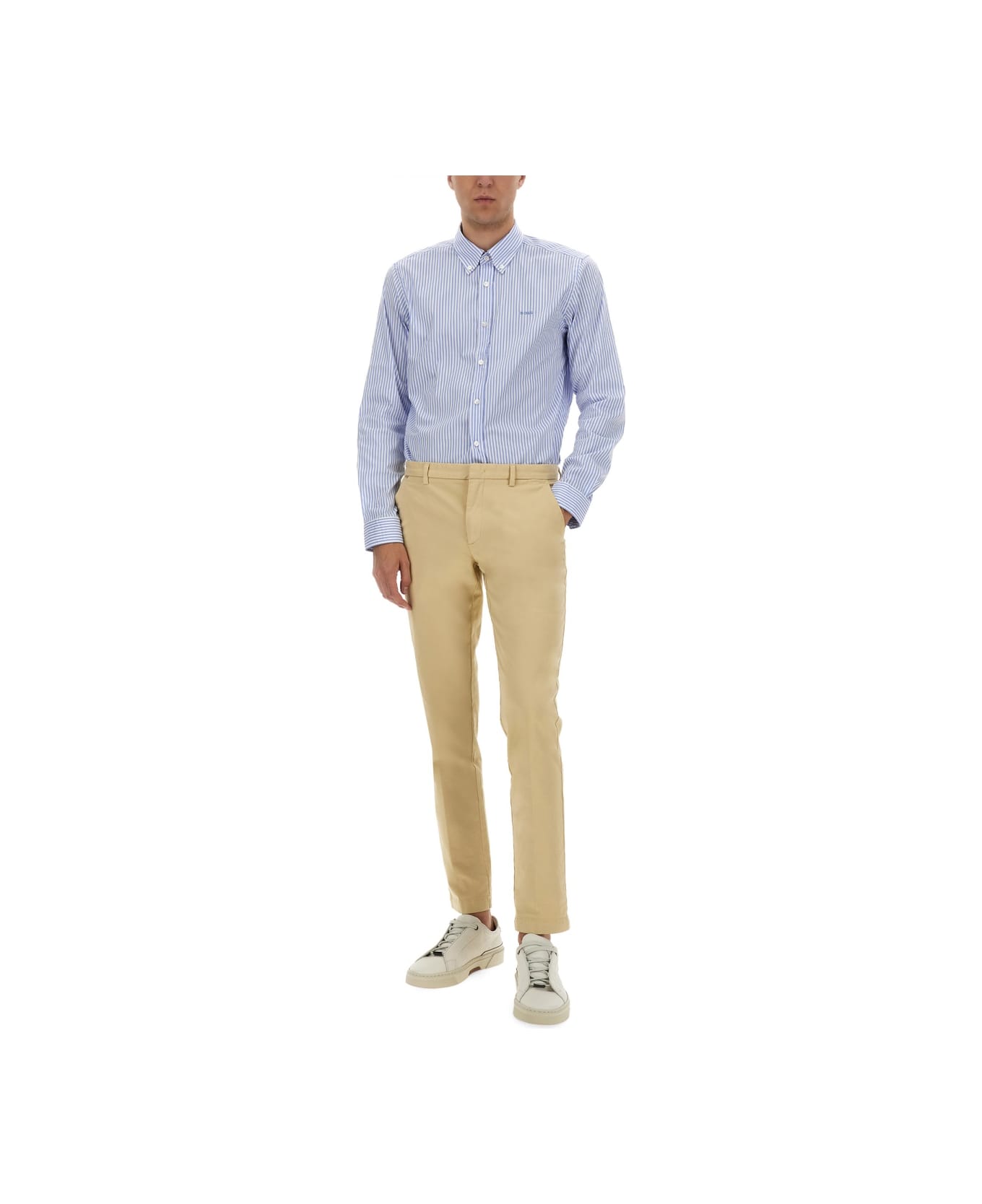 Hugo Boss Striped Shirt - AZURE