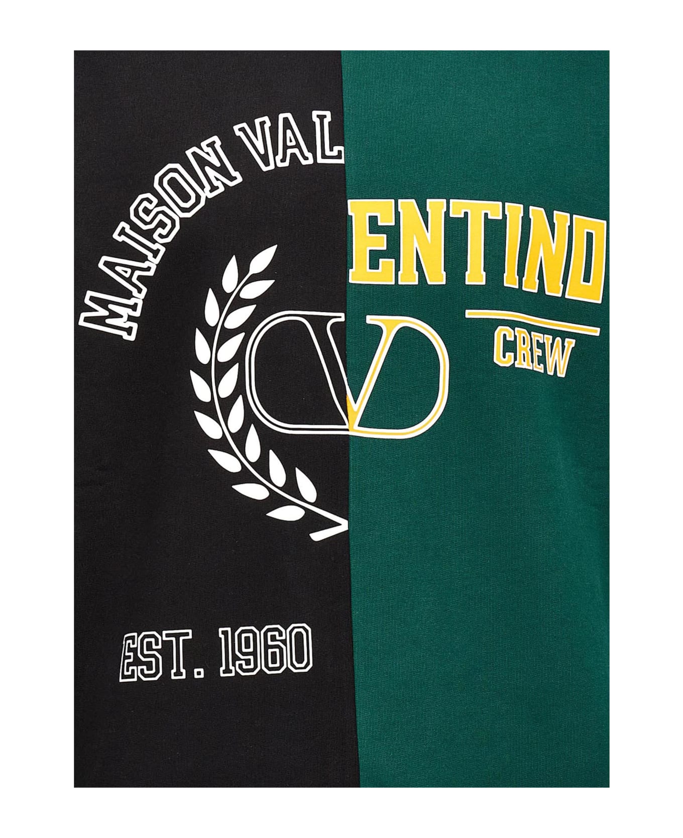 Valentino Garavani 'maison Valentino E Valentino V Crew' Valentino Sweatshirt - Multicolor フリース