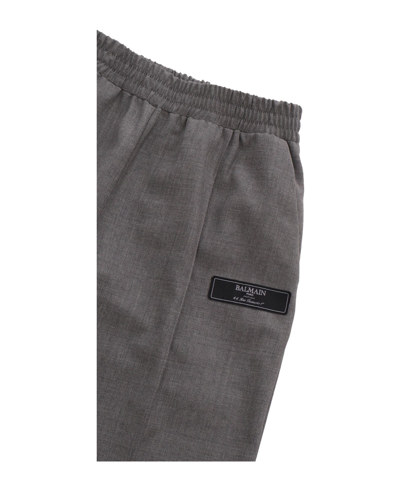 Balmain Woven Trousers - GREY