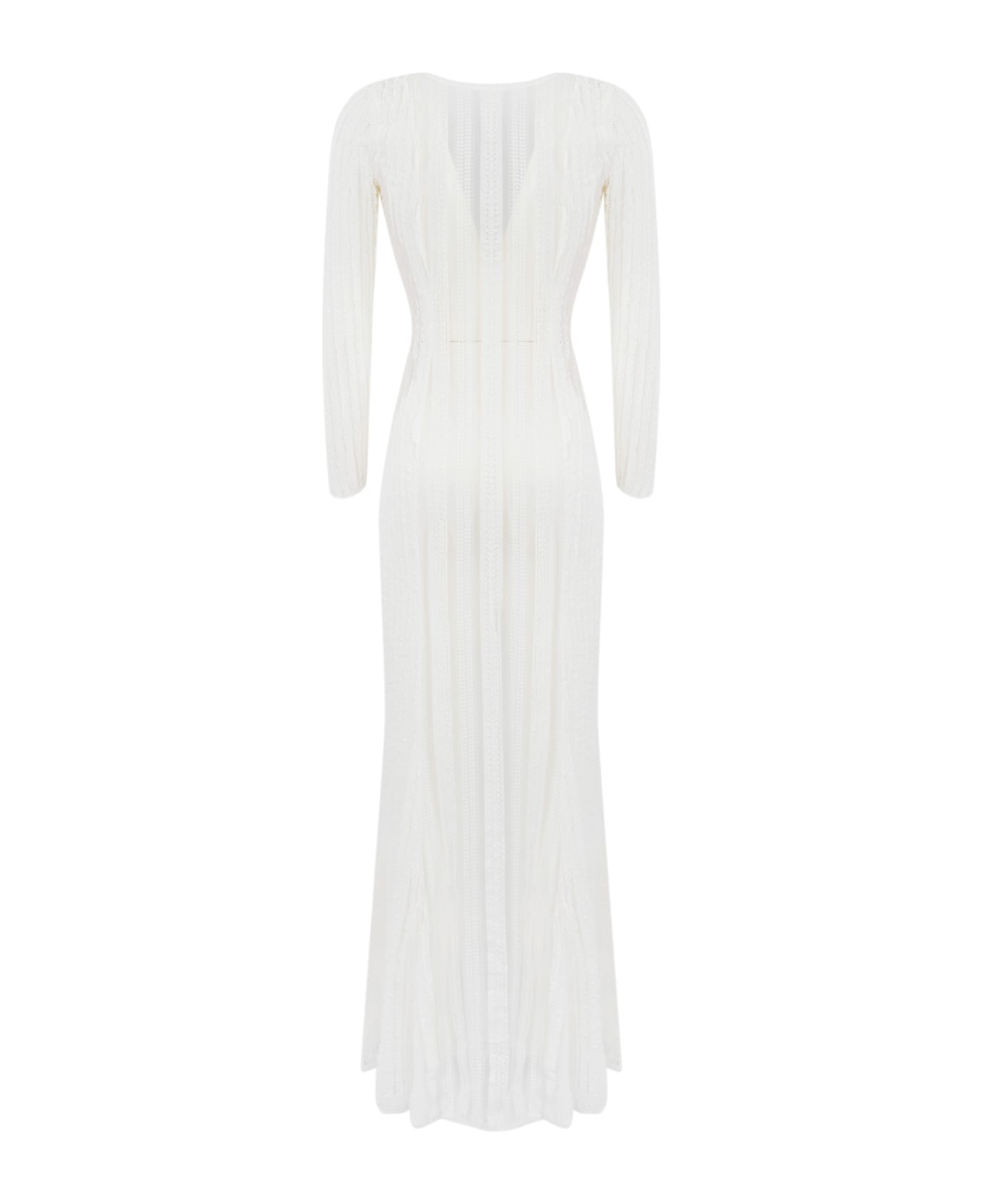 Charo Ruiz Saley Lace Dress - Natural white