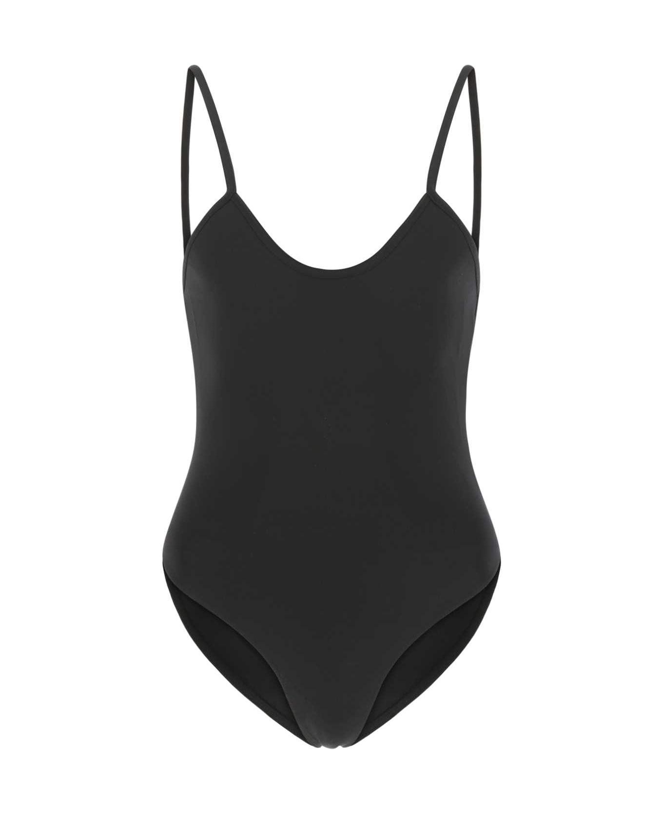 Ami Alexandre Mattiussi Black Stretch Nylon Swimsuit - 001