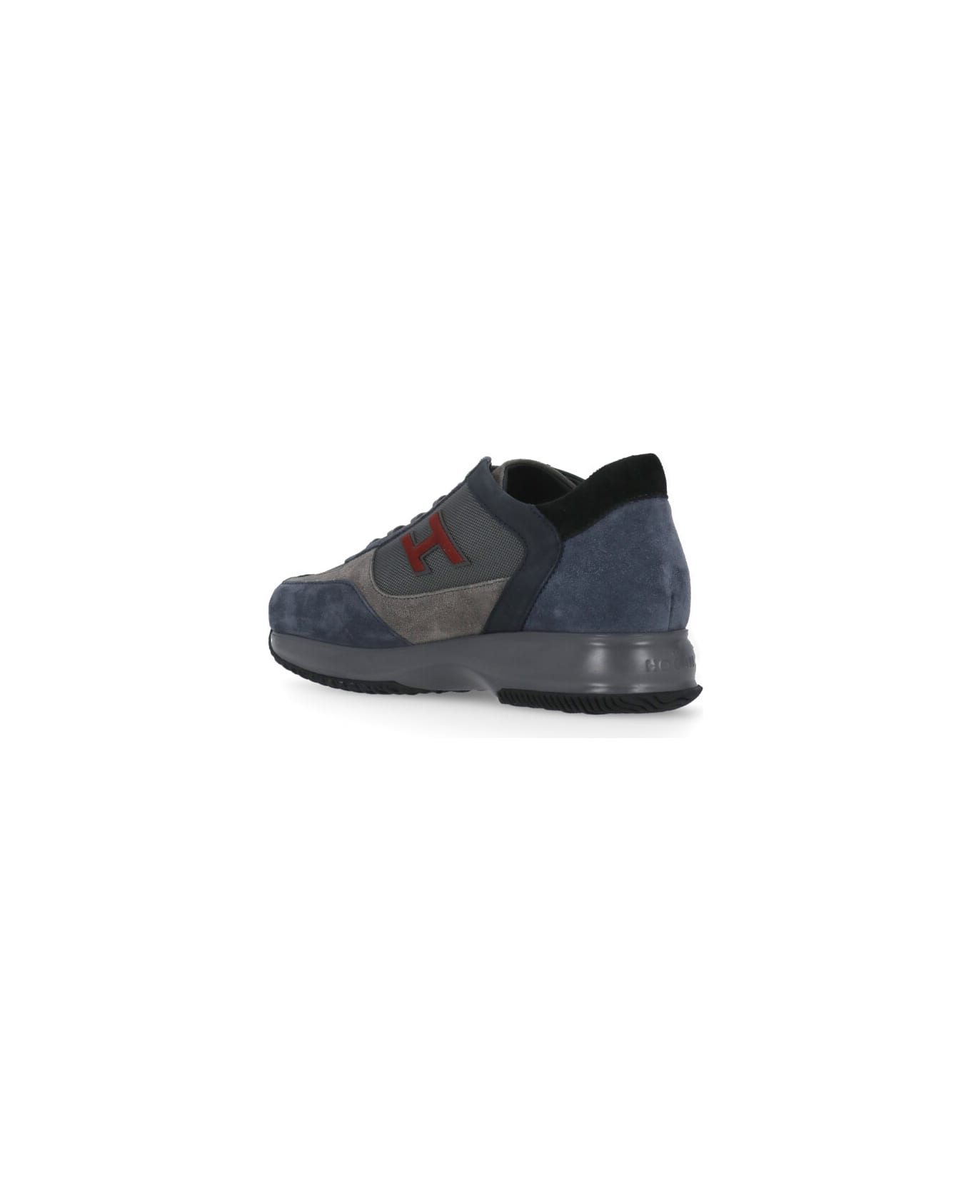 Hogan Interactive Flock Sneakers - Blue