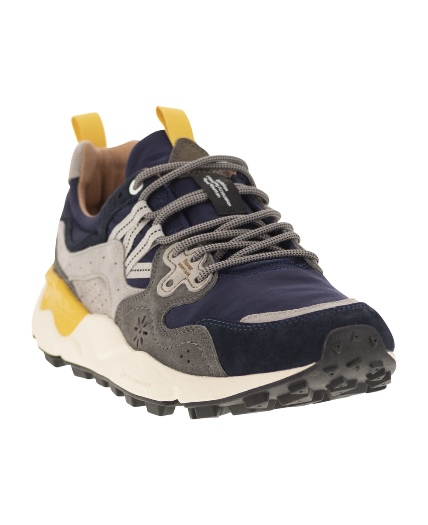 スニーカー Flower Mountain YAMANO 3 - Sneakers in suede and technical f g_7dfd93f54ffba50f7c581d153448