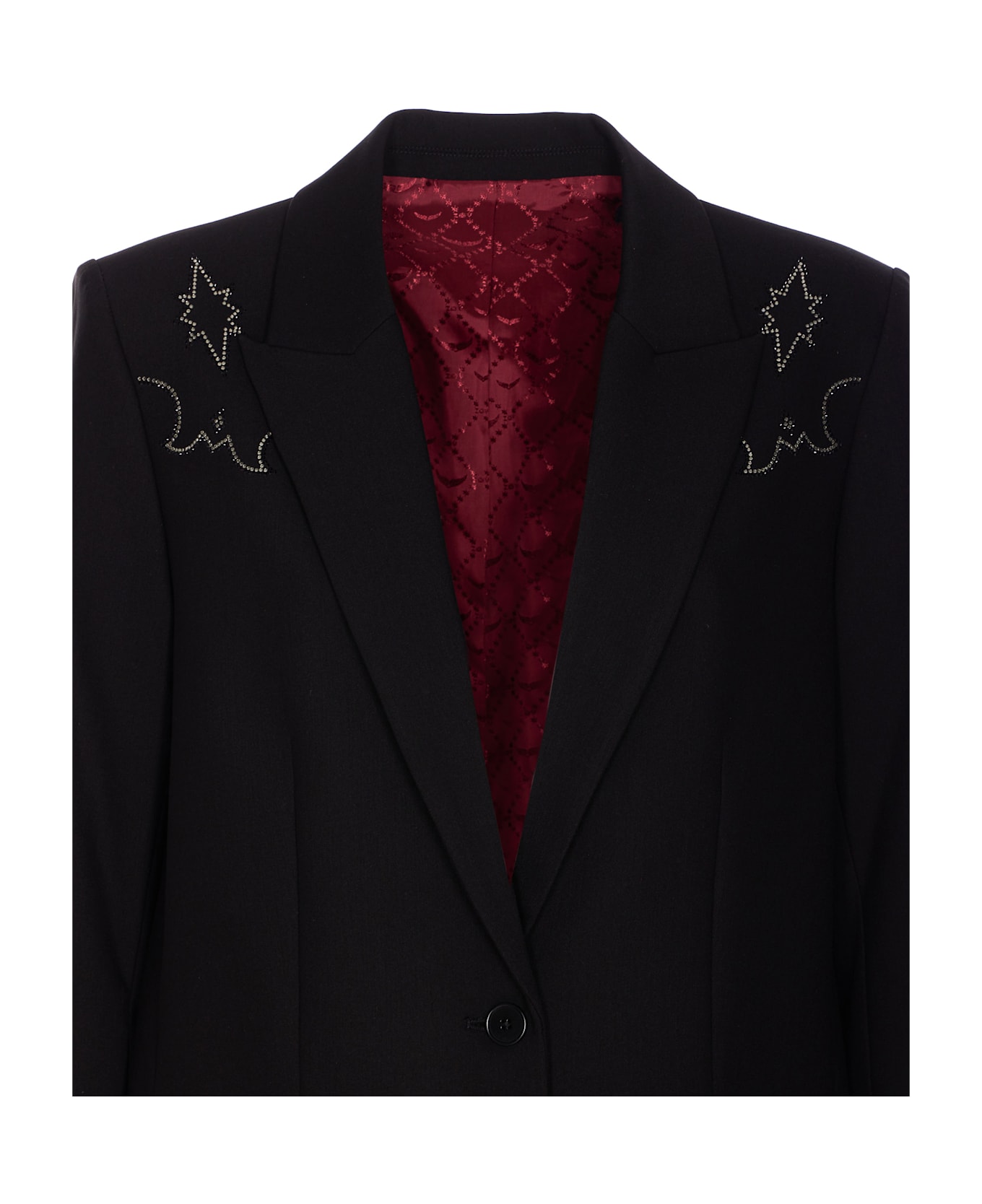 Zadig 
Voltaire Viva Strass Western Jacket - Black