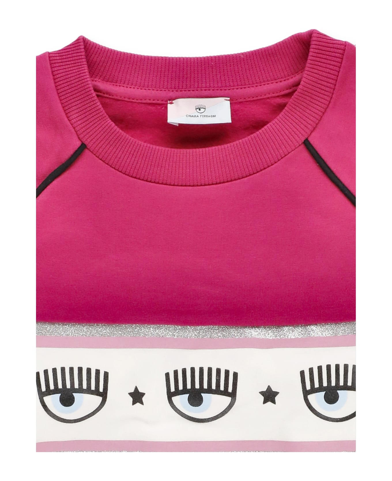 Chiara Ferragni Maxi Logo Sweatshirt - Fuchsia ニットウェア＆スウェットシャツ