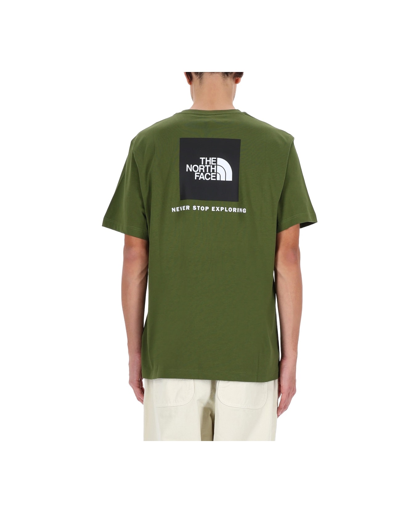 The North Face T-shirt With Logo - GREEN