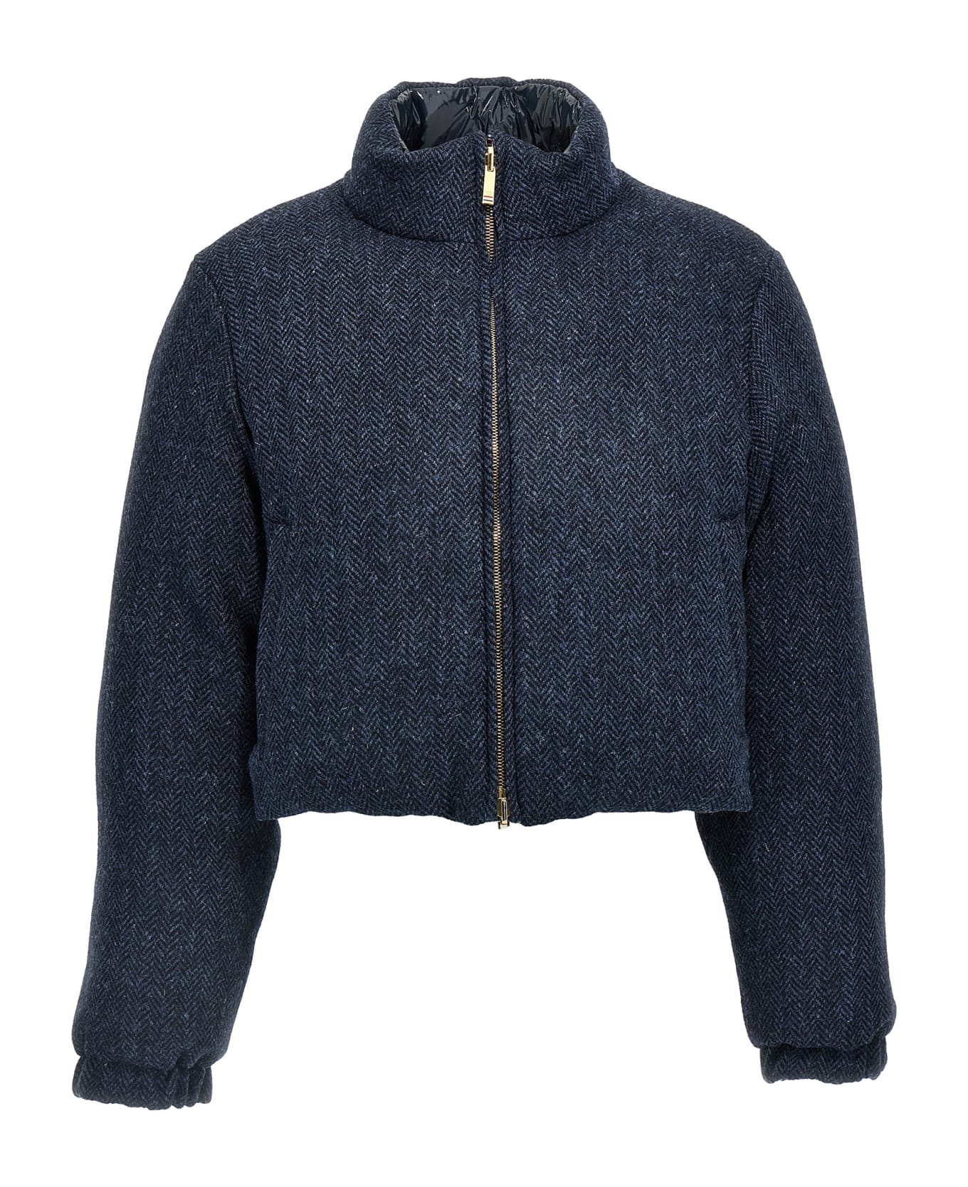 ジャケット 'Herringbone Harris Tweed' reversible down jacket c7777905f049428172b546144e42be