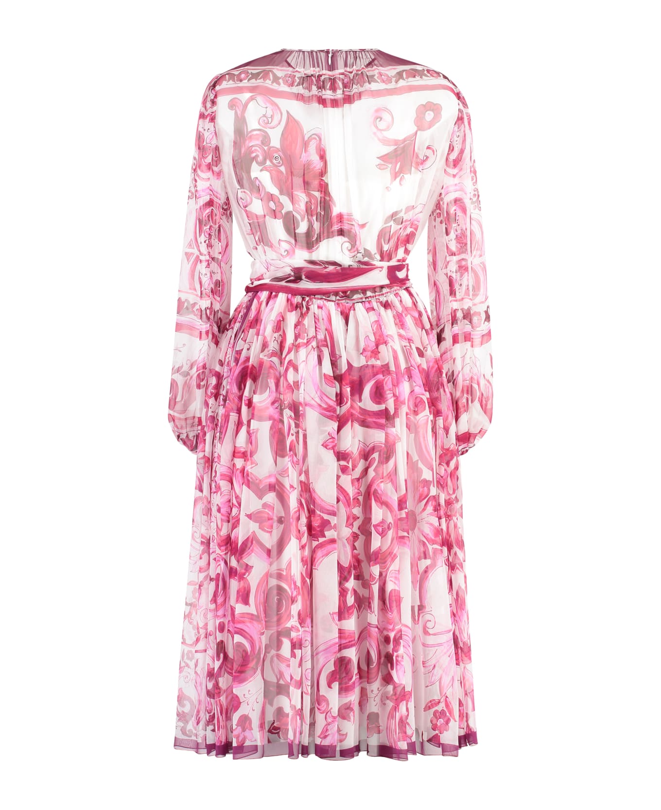 Dolce & Gabbana Chiffon Dress - Pink