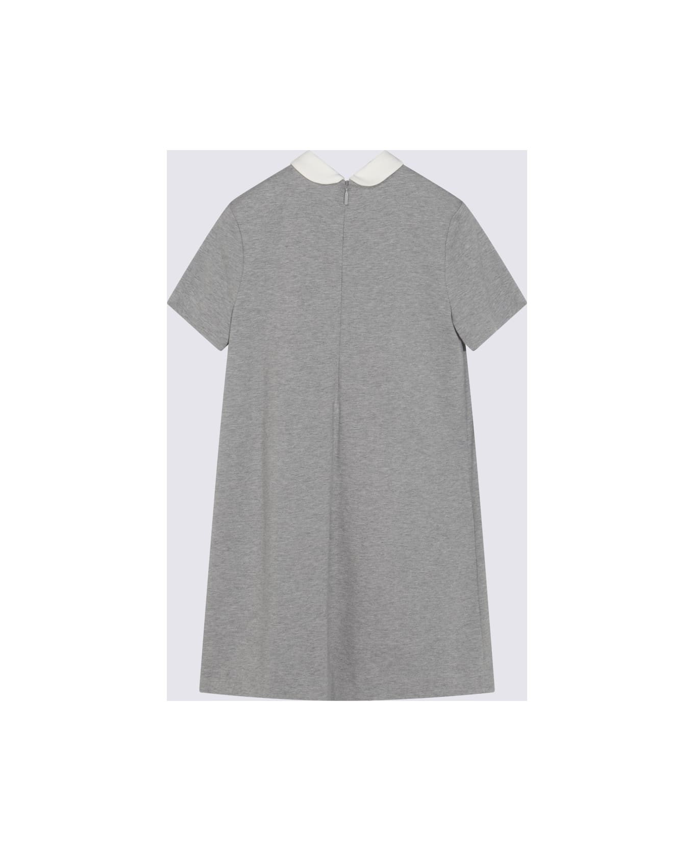 Gucci Grey Cotton Dress - OFF-WHITE