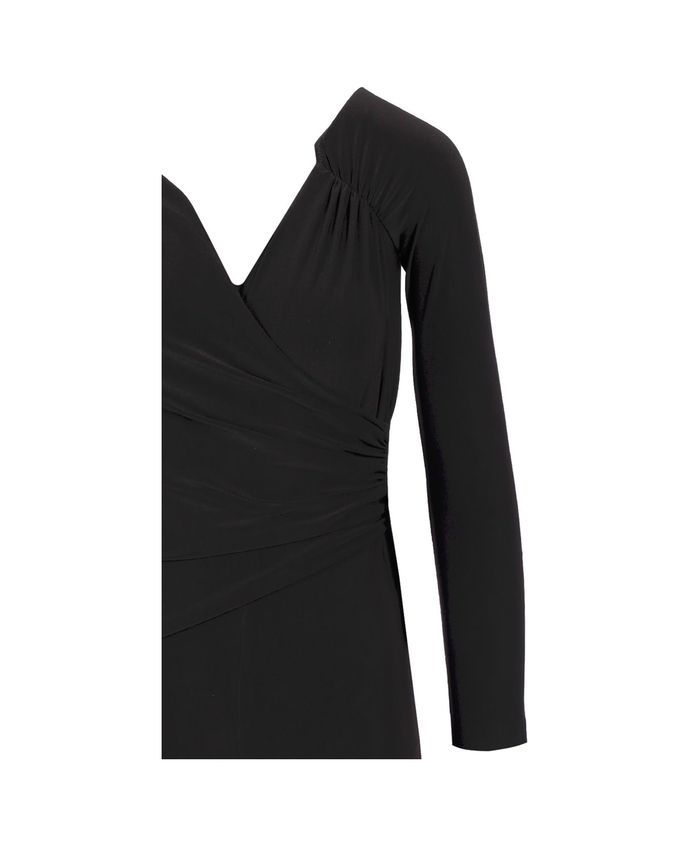 Norma Kamali Off The Shoulder Jumpsuit - Black