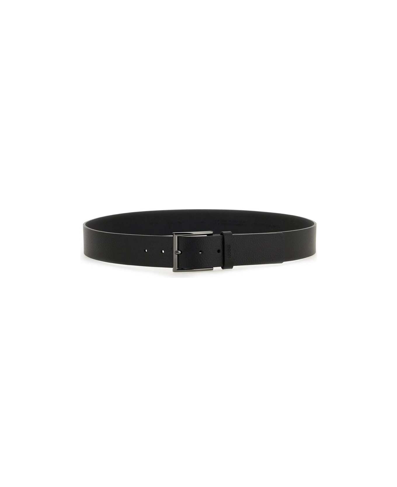 Hugo Boss Leather Belt - BLACK