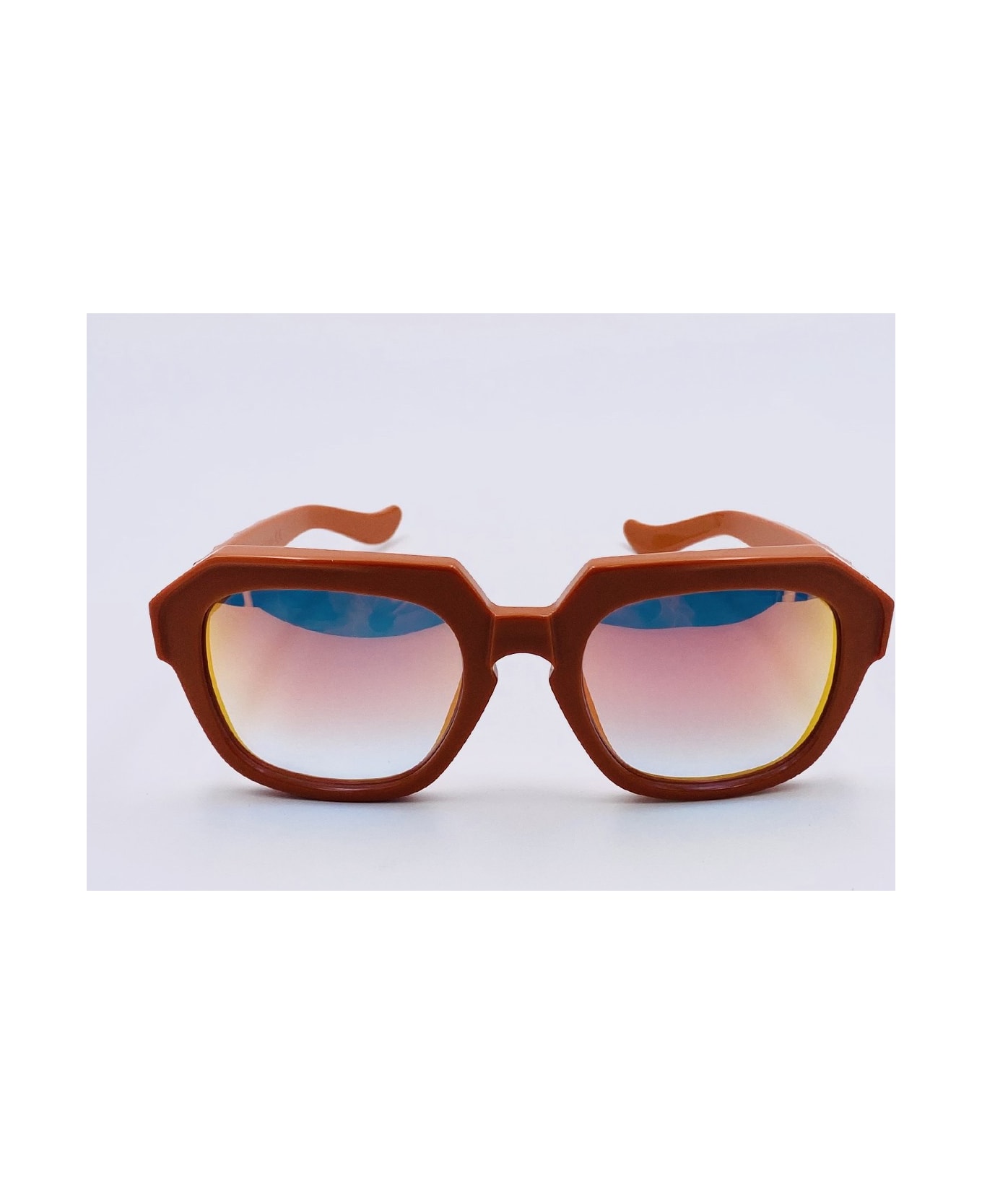Saturnino Eyewear Neck-thru Sunglasses - Arancione サングラス