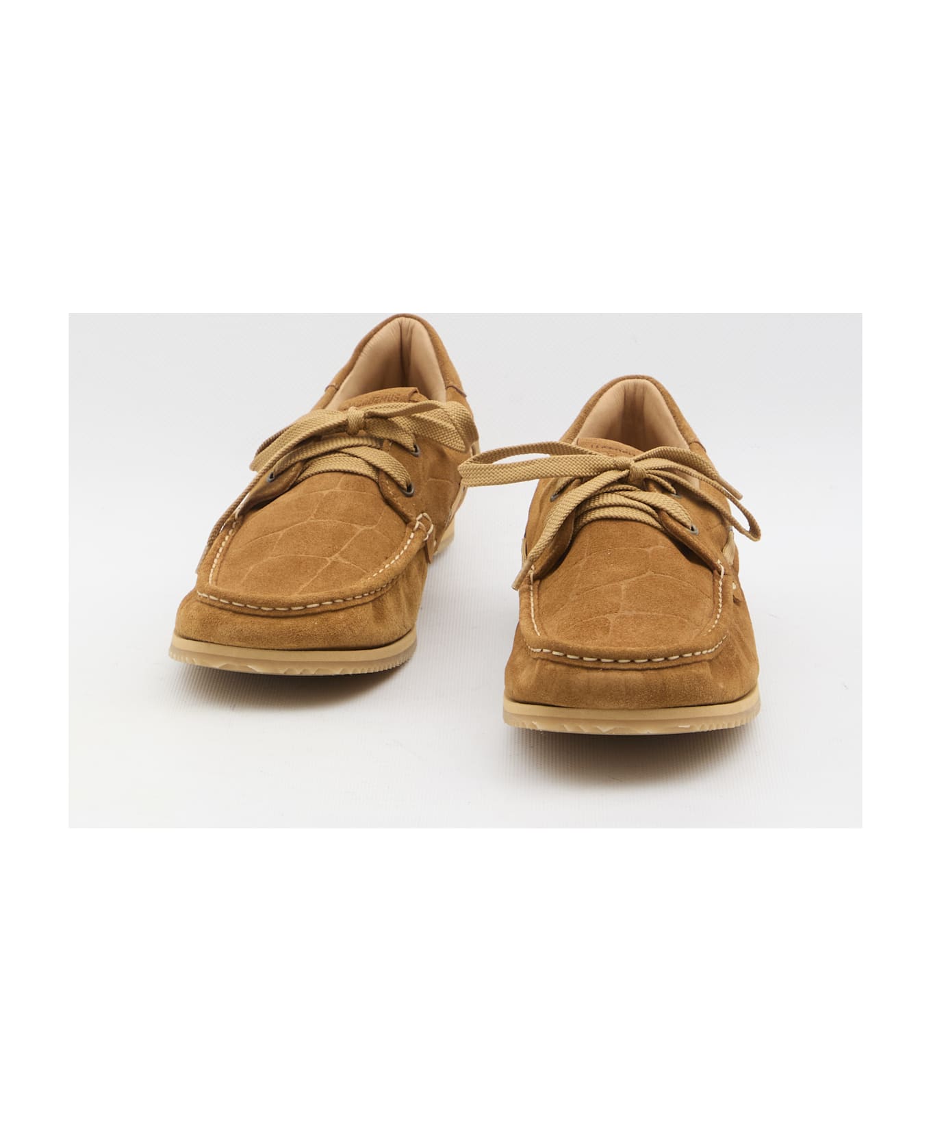 Jacquemus Le Batto Boat Shoes - BEIGE