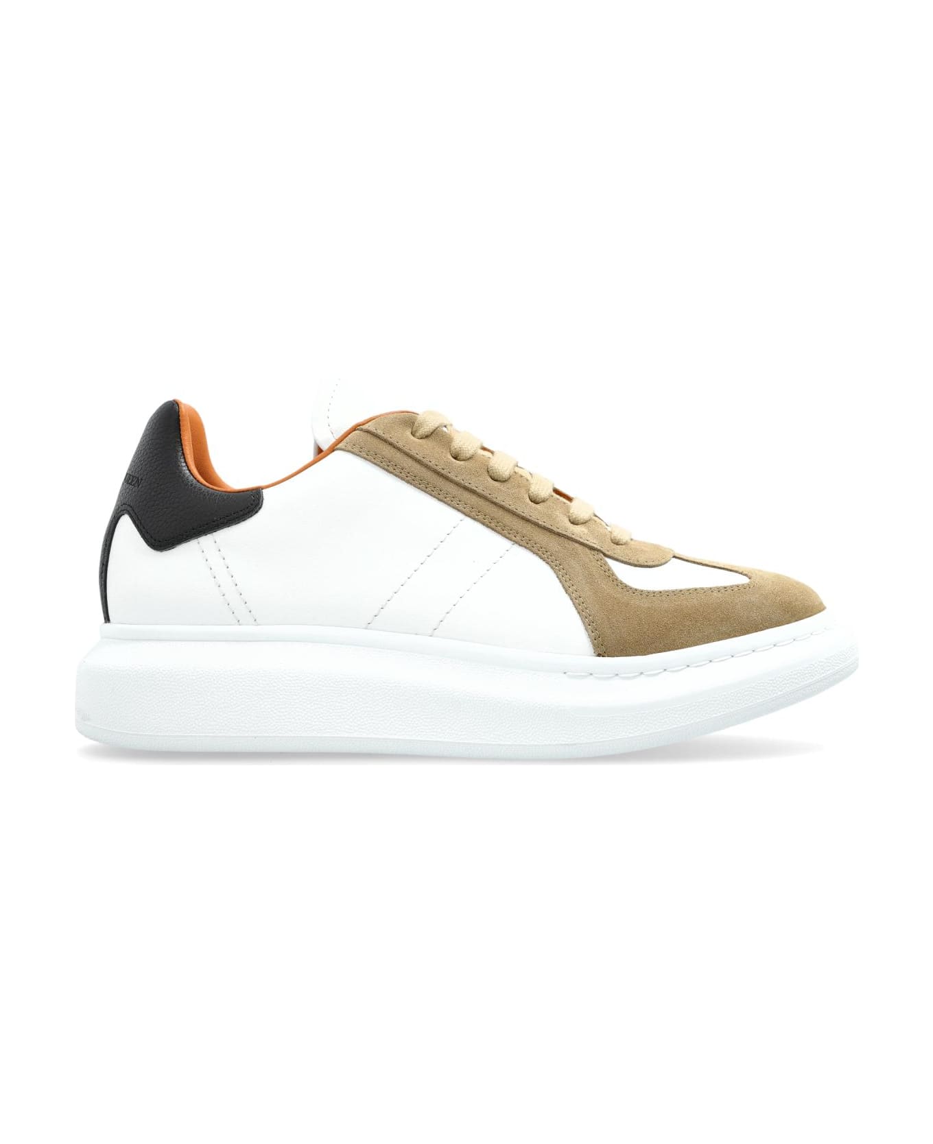 Alexander McQueen Sports Shoes With Logo - WHITE/NEUTRALS