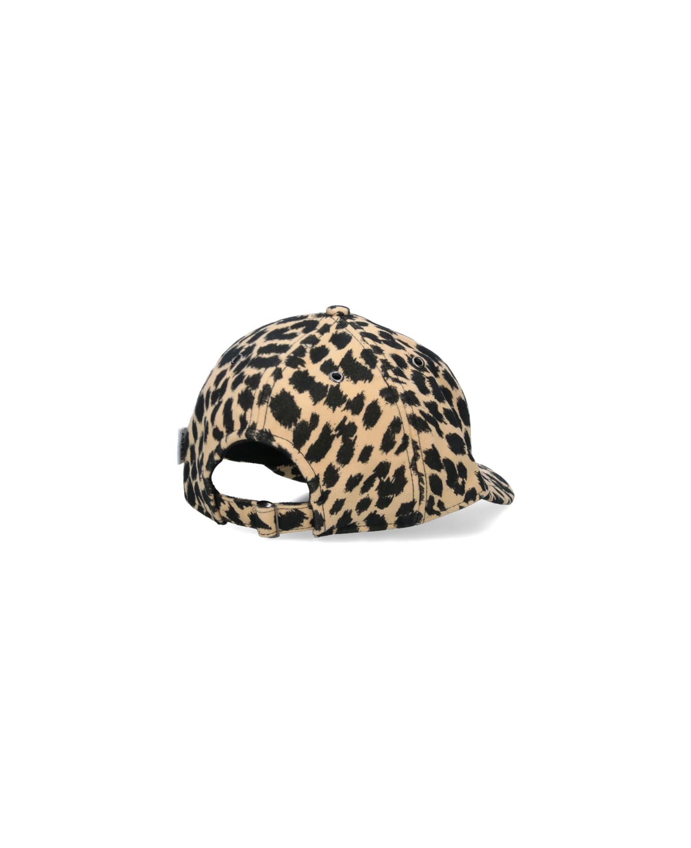 Aspesi Animal Print Baseball Cap - Brown