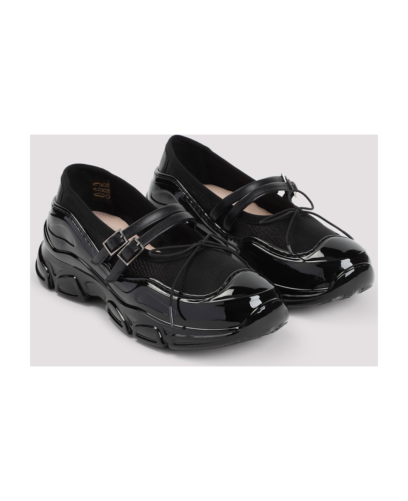 Simone Rocha Simoen Rocha Mesh Tracker Ballerina - Black
