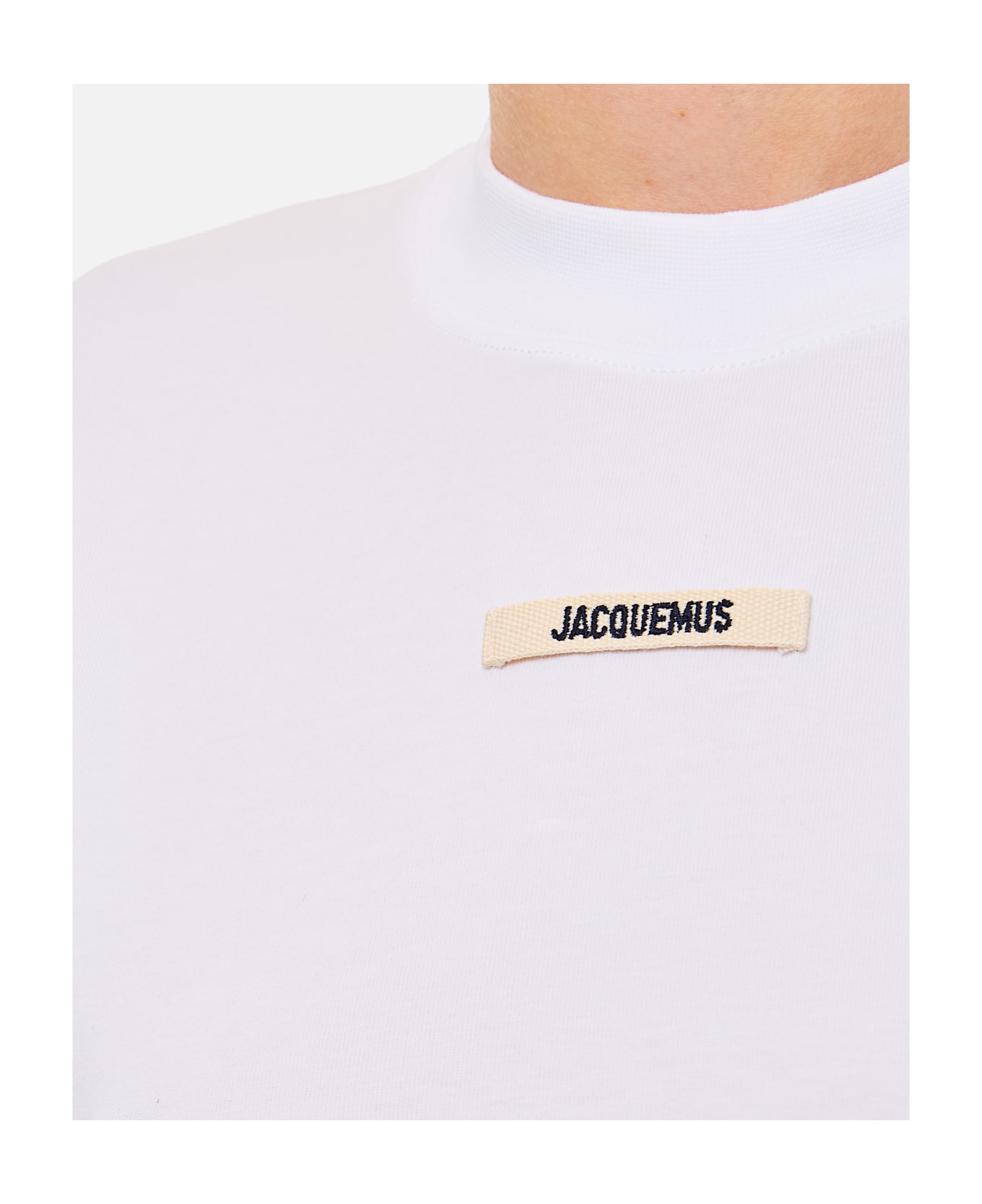 Jacquemus Le Tshirt Gros Grain - White