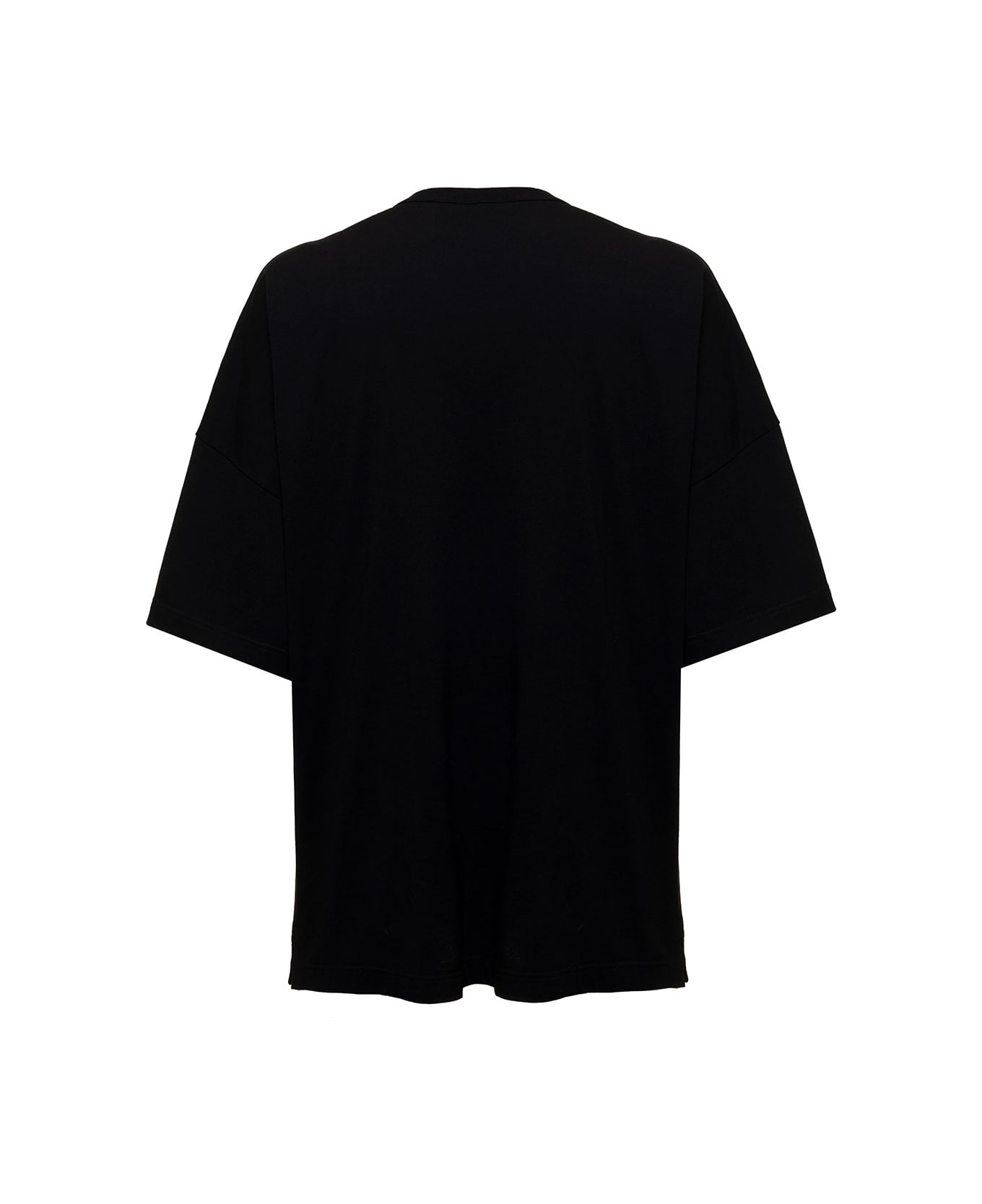 Alexander McQueen Man 's Black Cotton T-shirt With Logo Print | italist ...